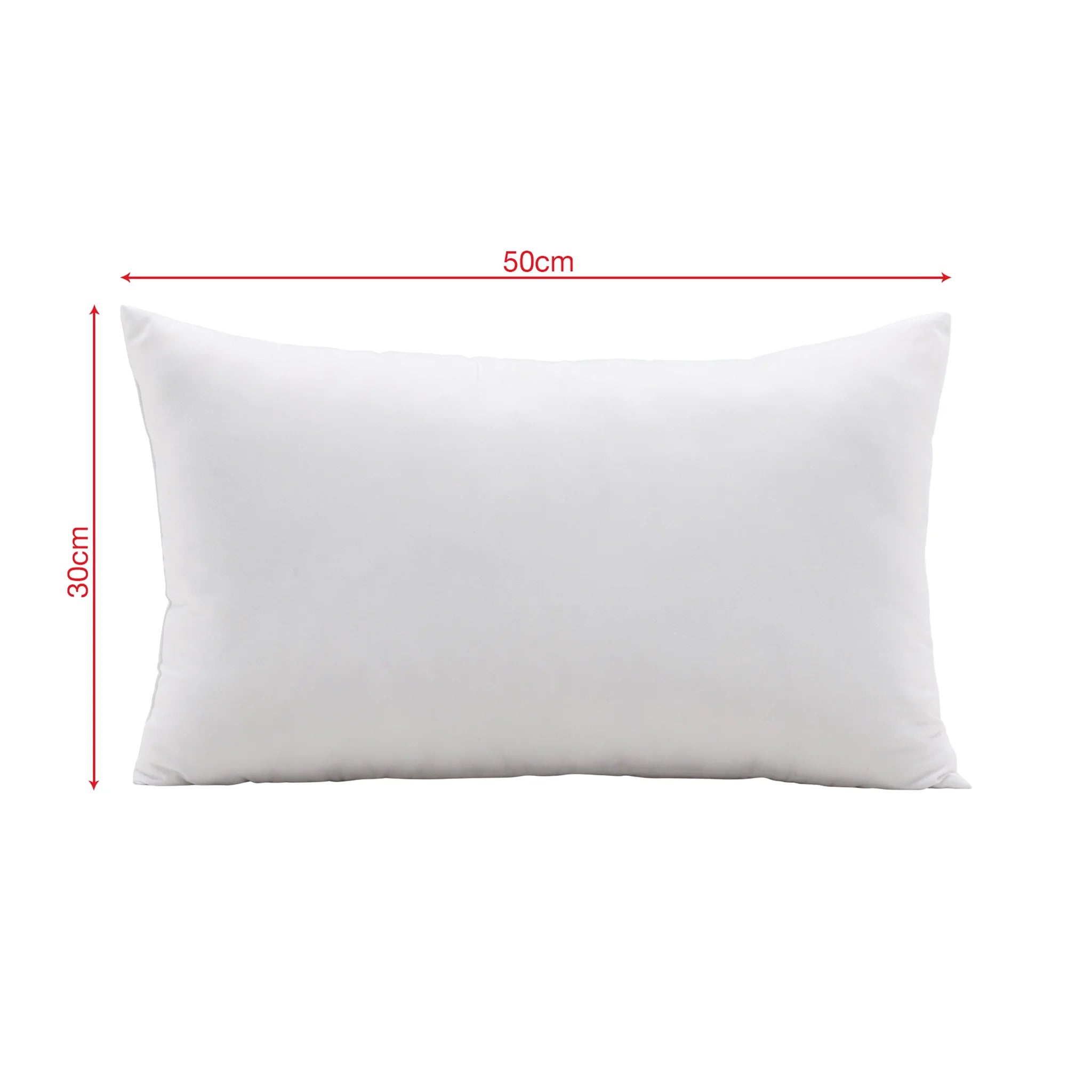 Lobeira - Cuscino bianco grande da divano 30x50 cm