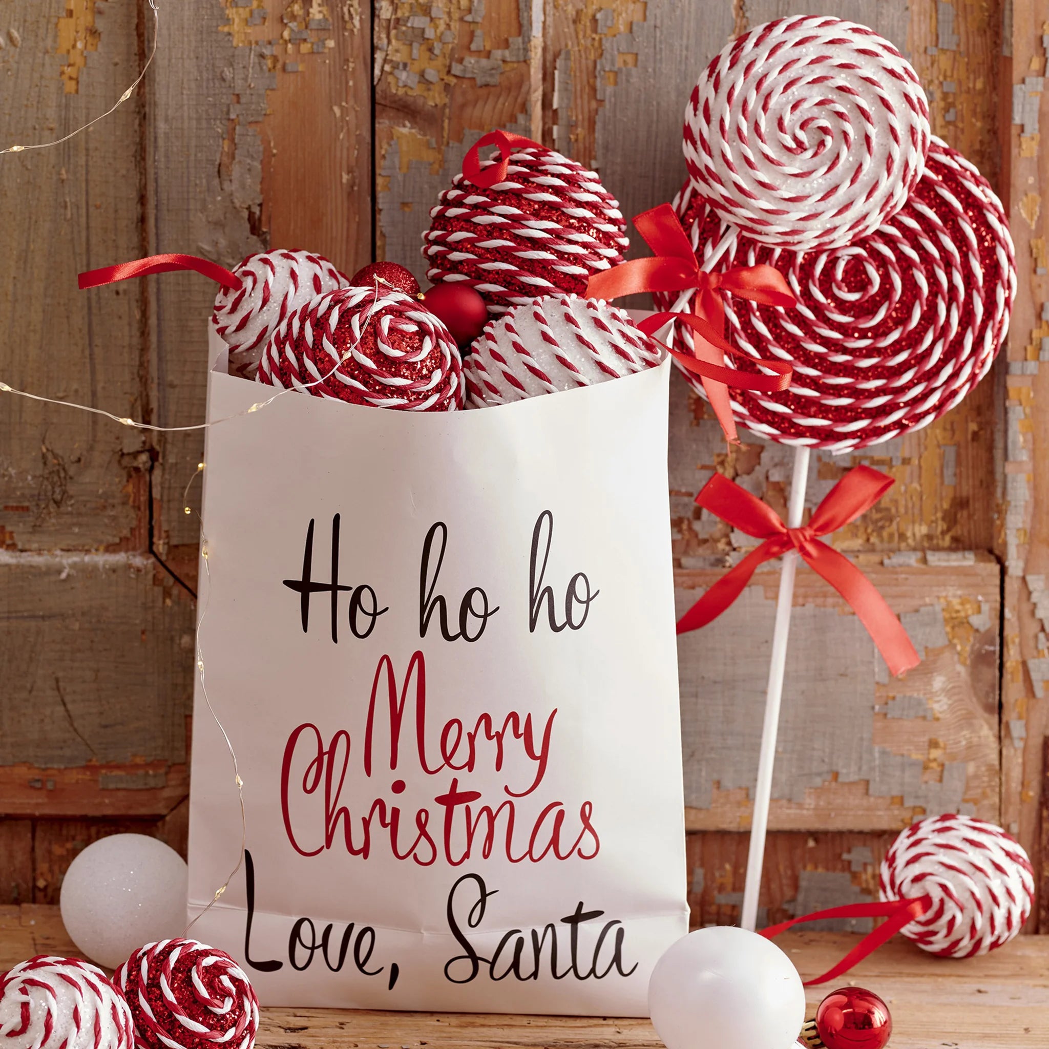 Bayd - Set 2 palline di Natale glitterate per albero