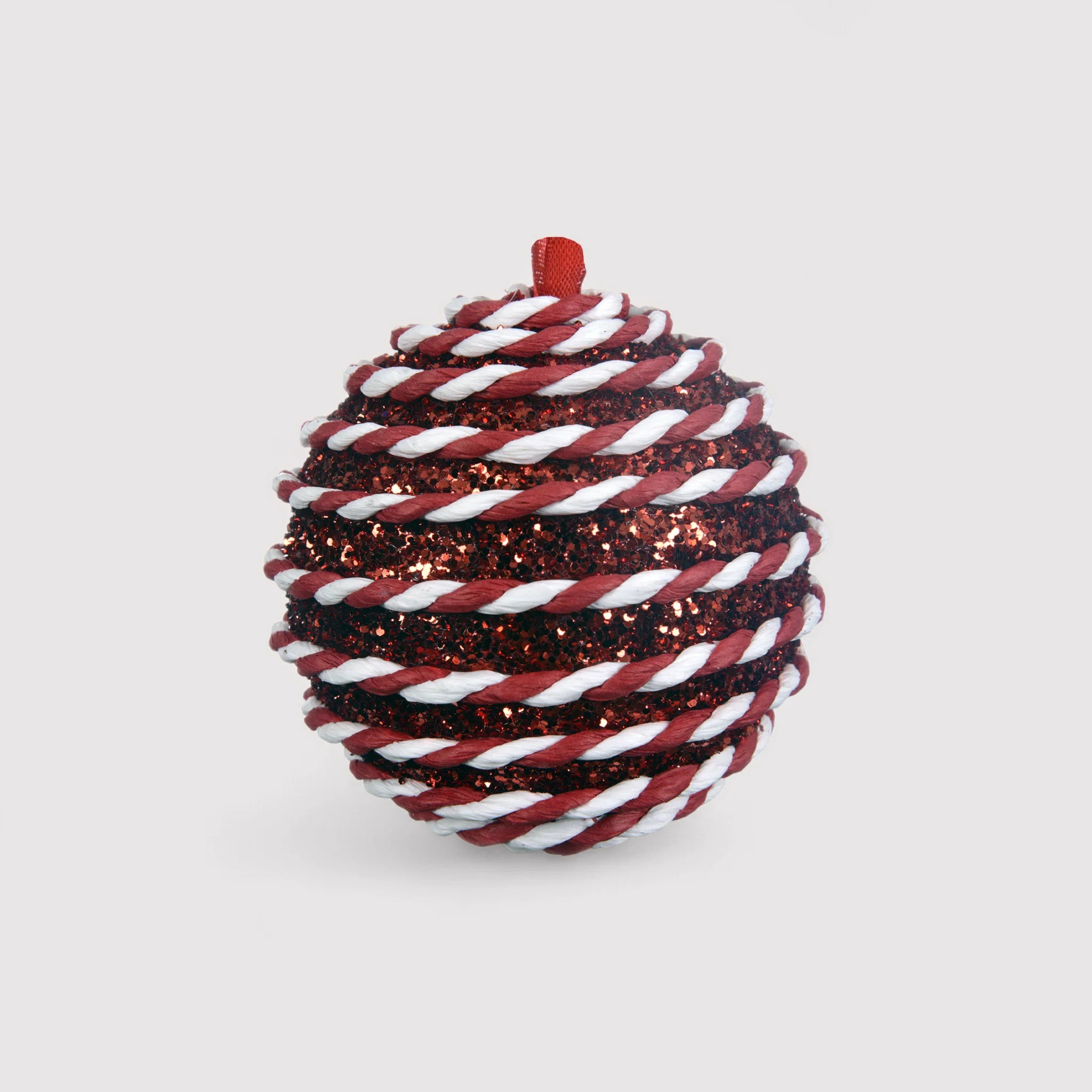 Bayd - Set 2 palline di Natale glitterate per albero