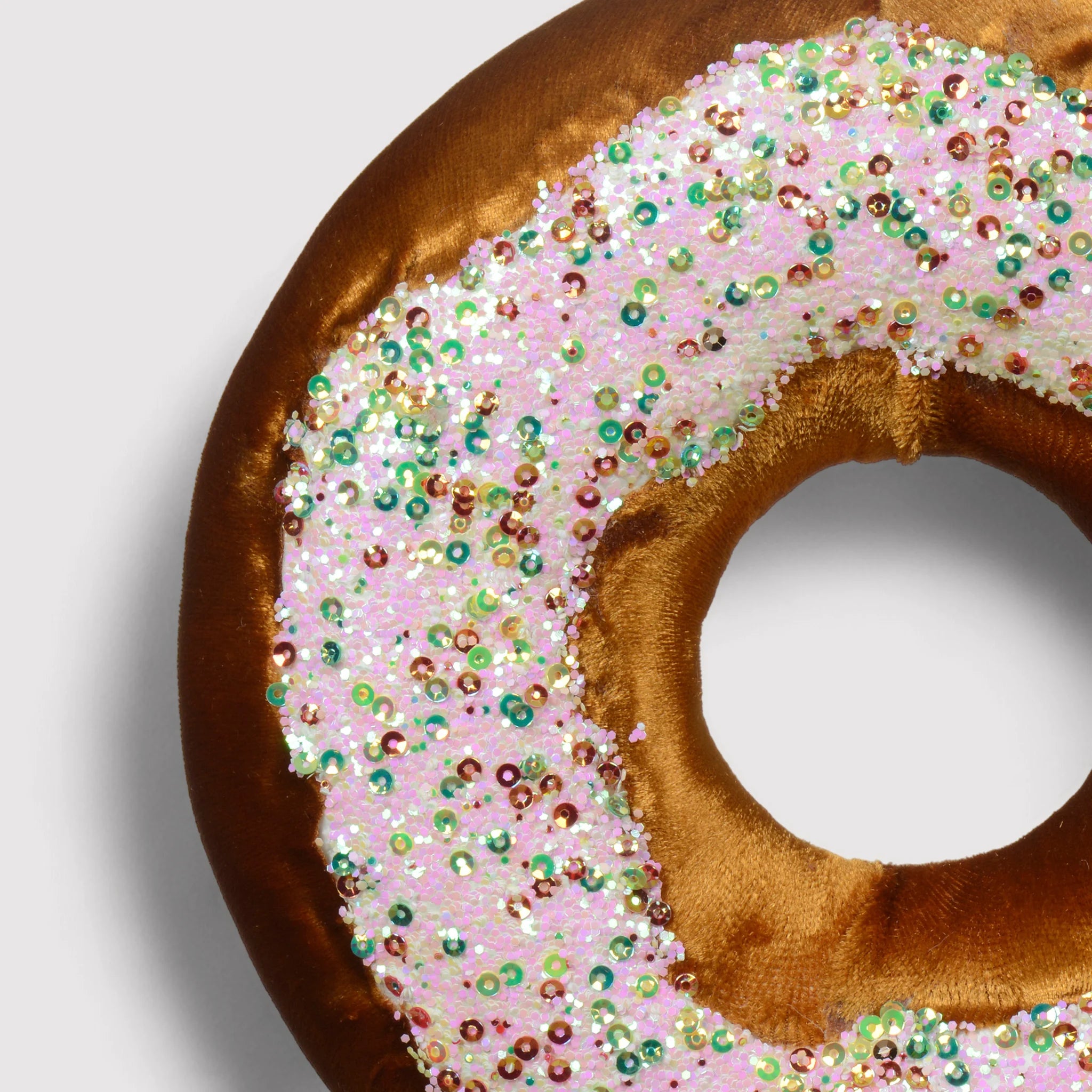 Tagete - 2 pendenti a forma di ciambella per albero di Natale