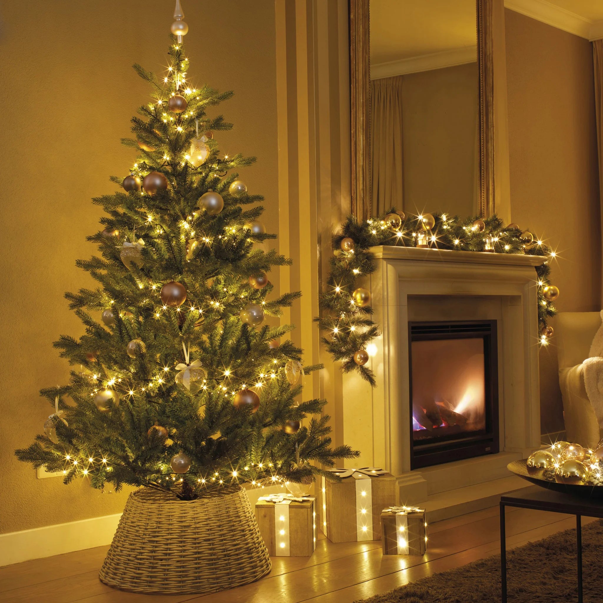 Talah - Copertura ad anello per base albero di Natale Ø 57 cm