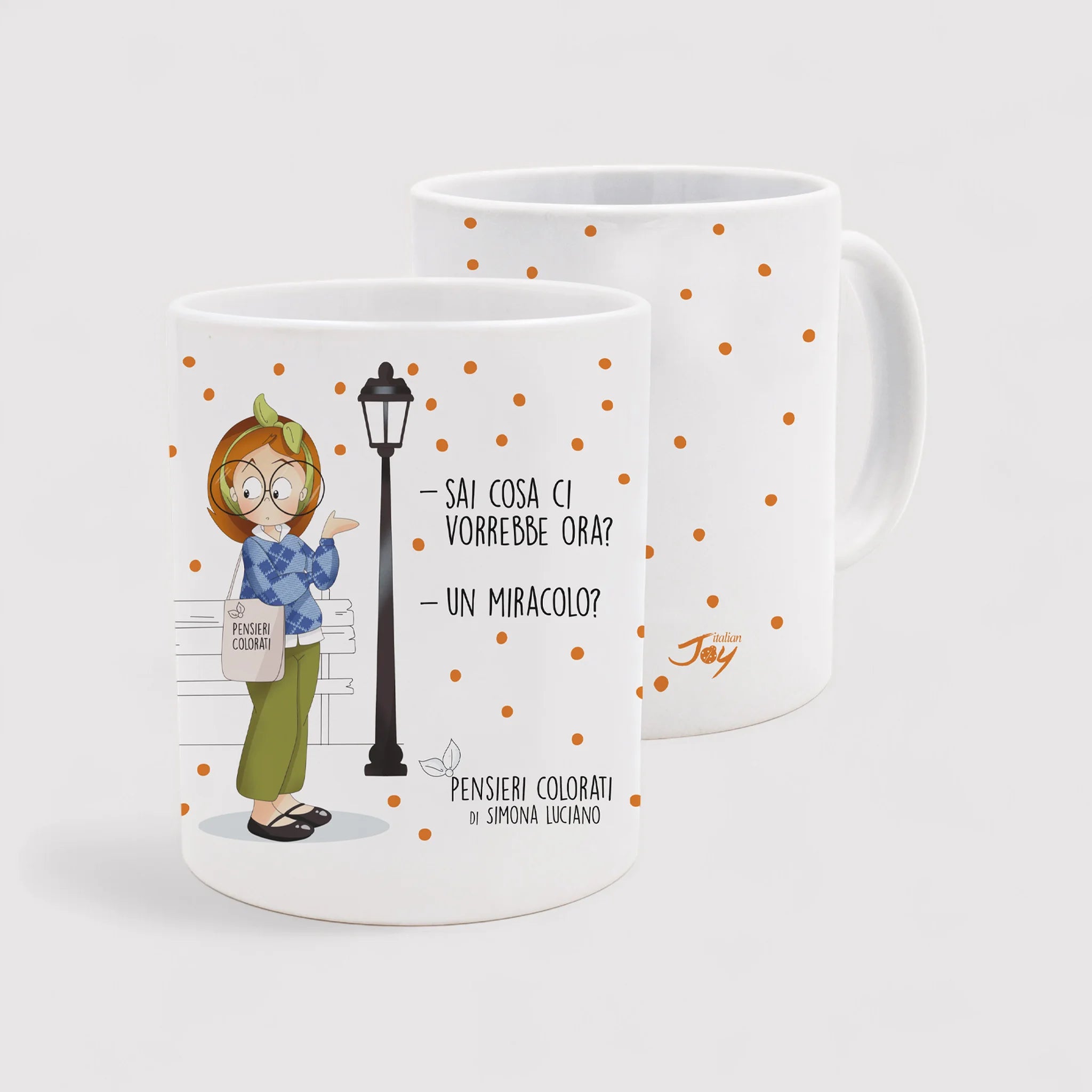 Set 1 tazza in ceramica e bicchiere con candela fragranza cupcake