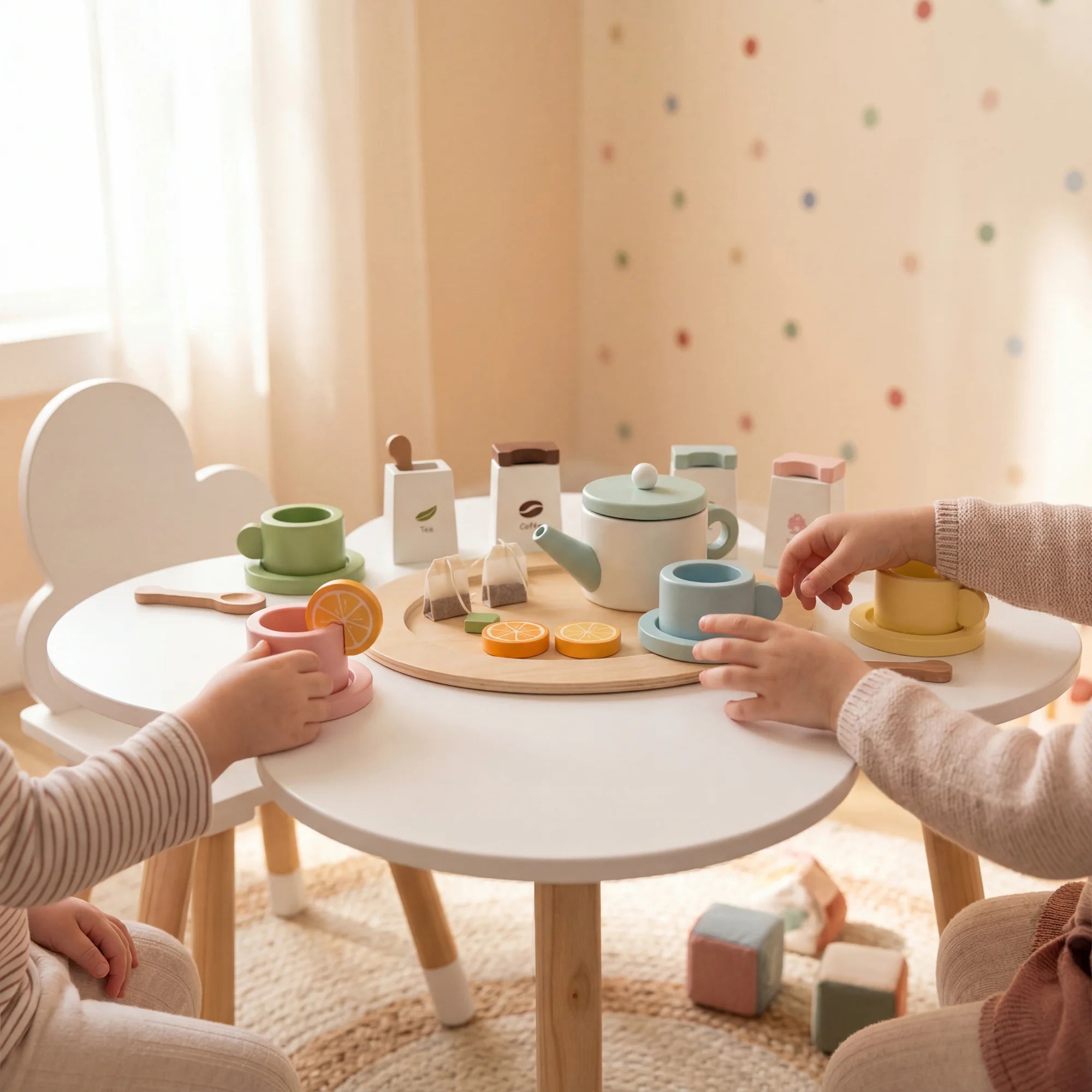 Videira - Wooden tea set toy for children