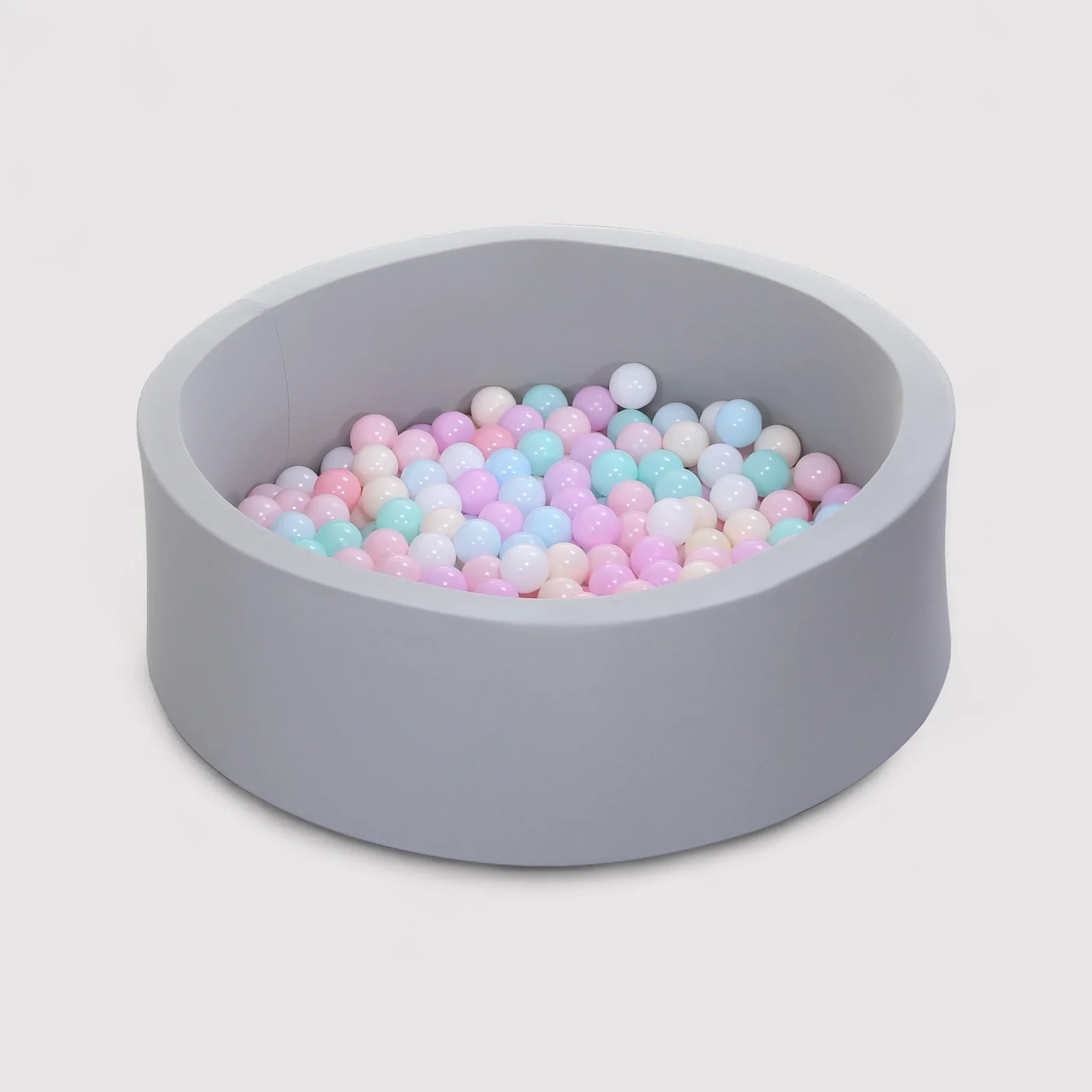 Sinsan - Piscina grigia per bimbi con 200 palline colorate