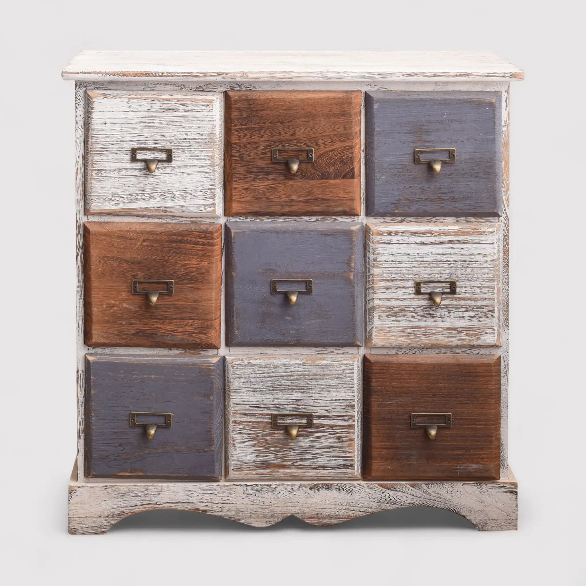 Setaria - Cassettiera multi cassetti in stile vintage