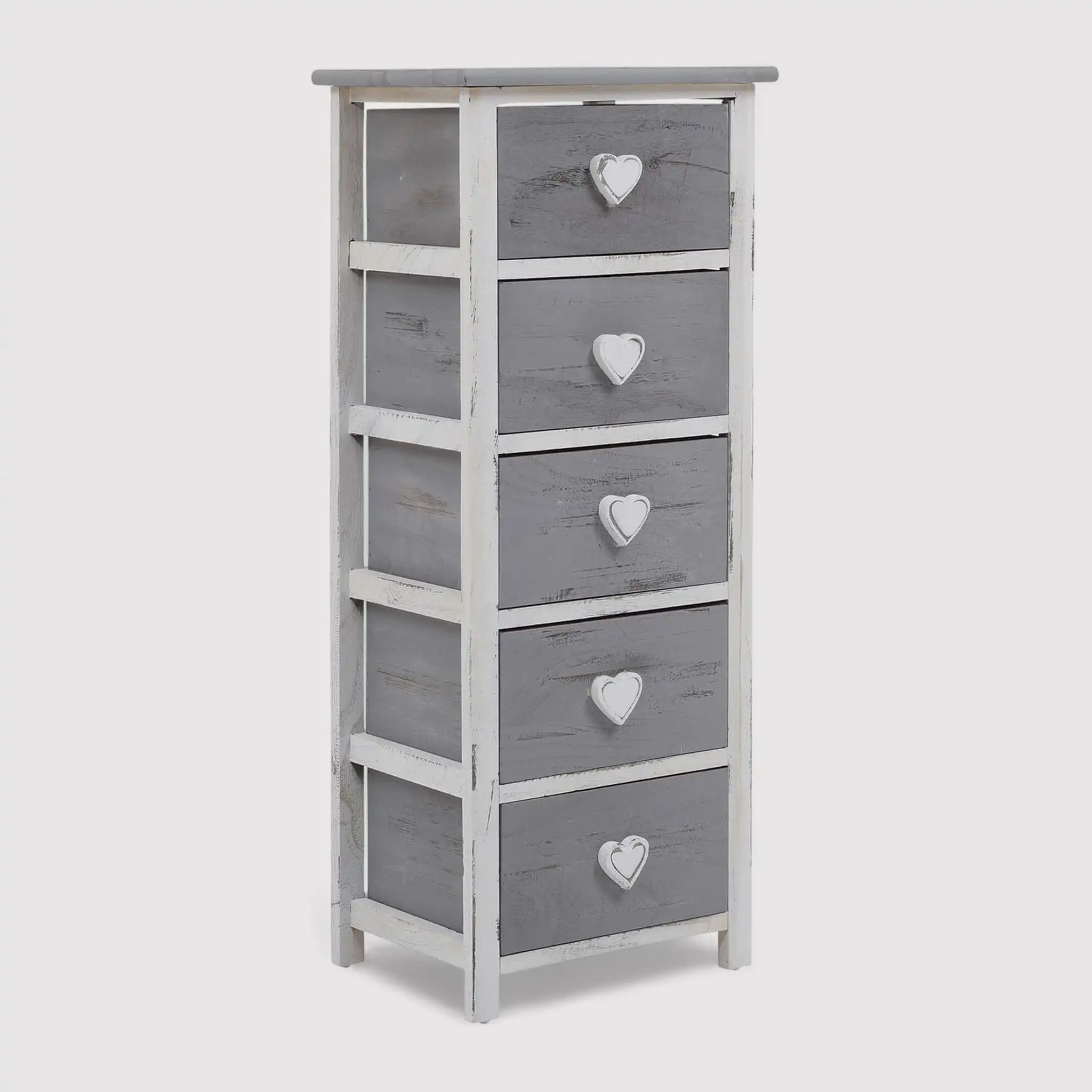 Tradescantia - Cassettiera per camera da letto con 5 cassetti