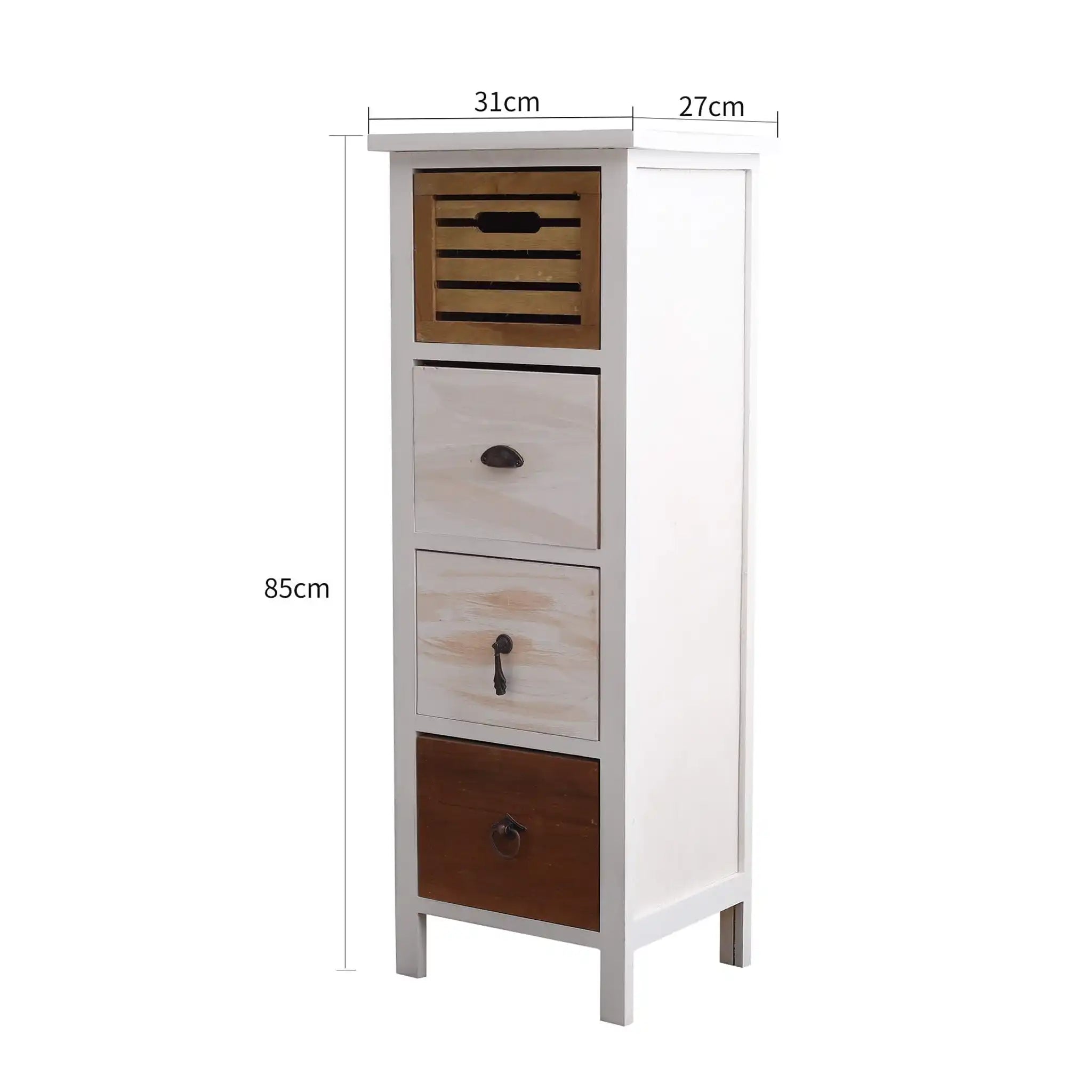 Small cabinet with 4 drawers in urban style