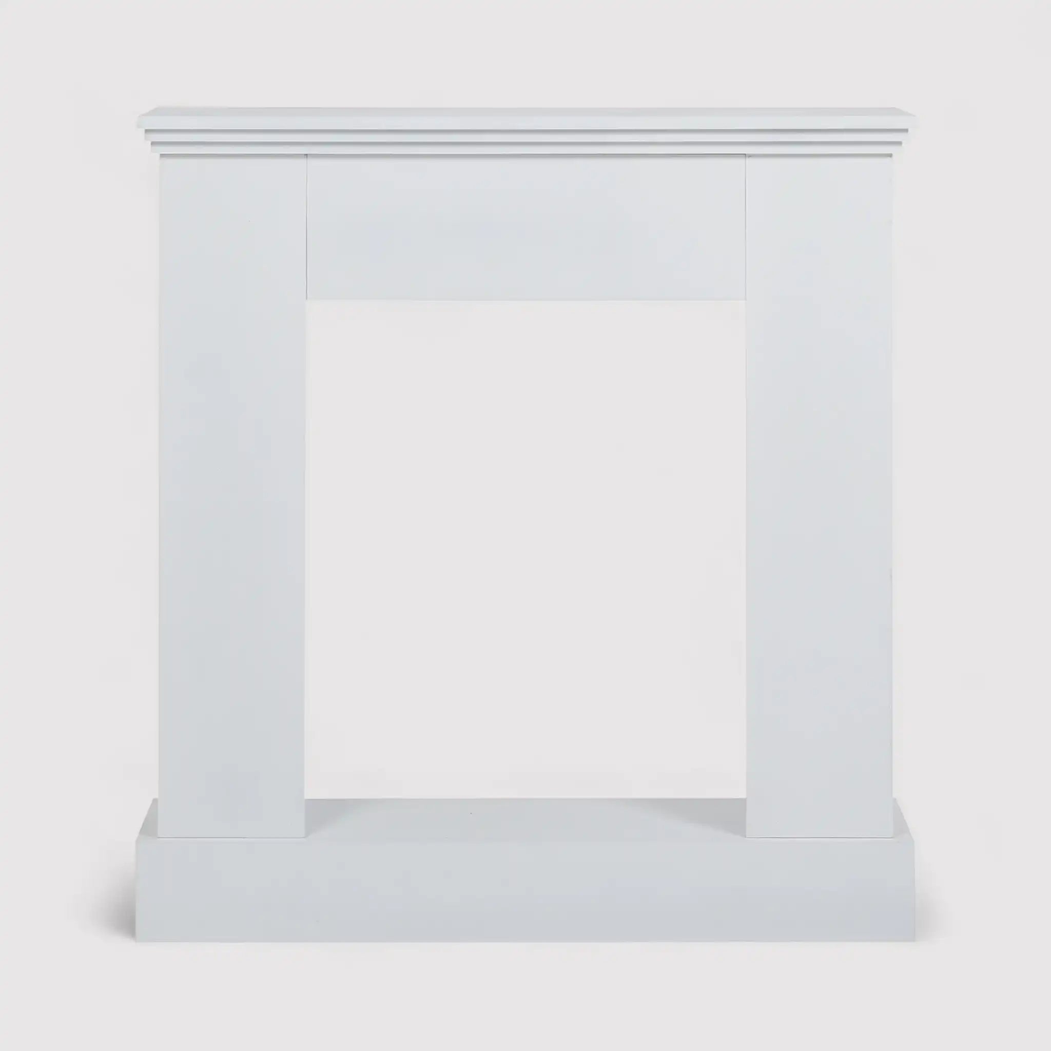 Acanto - Finto camino decorativo bianco per salotto