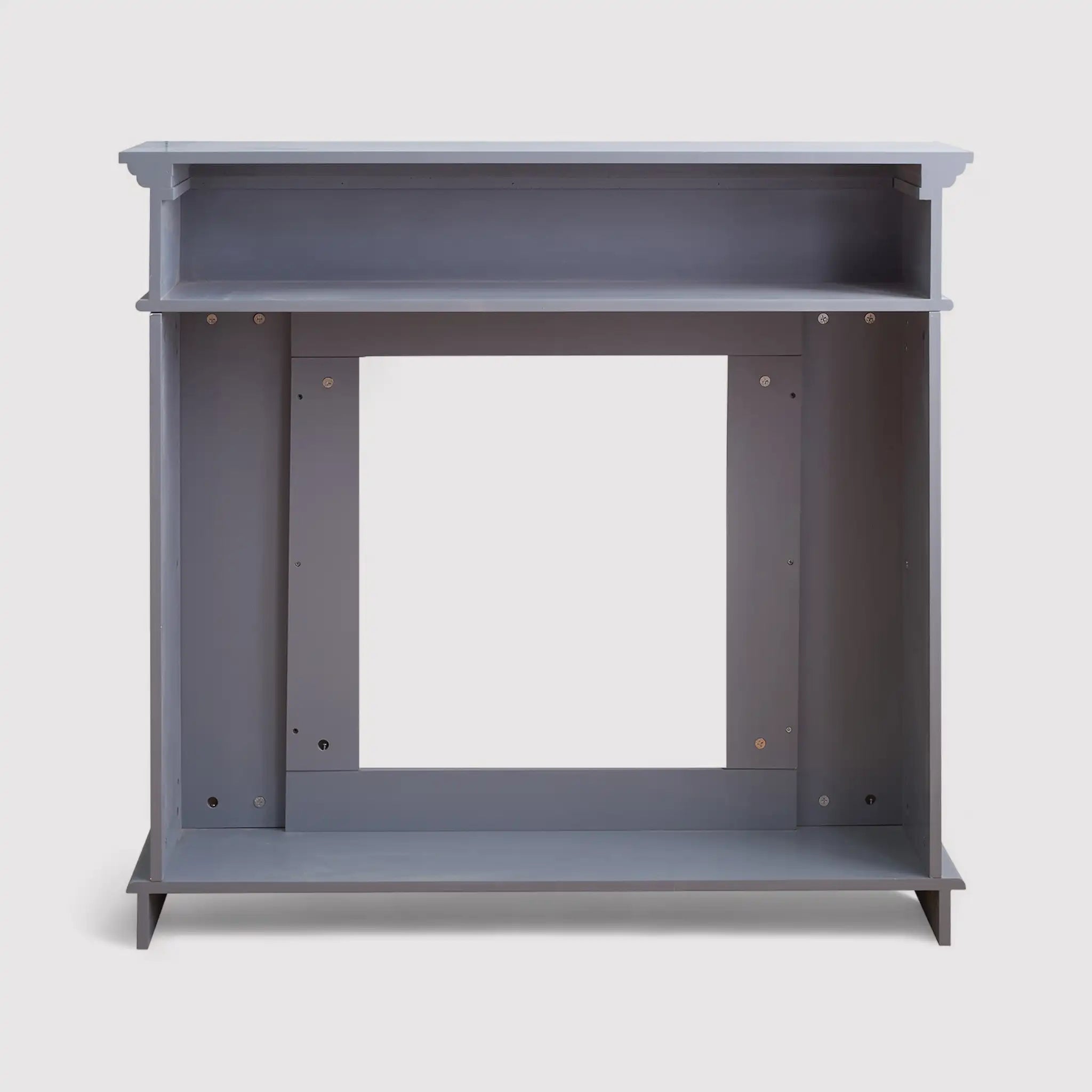 Huernia - Caminetto decorativo grigio in stile classico