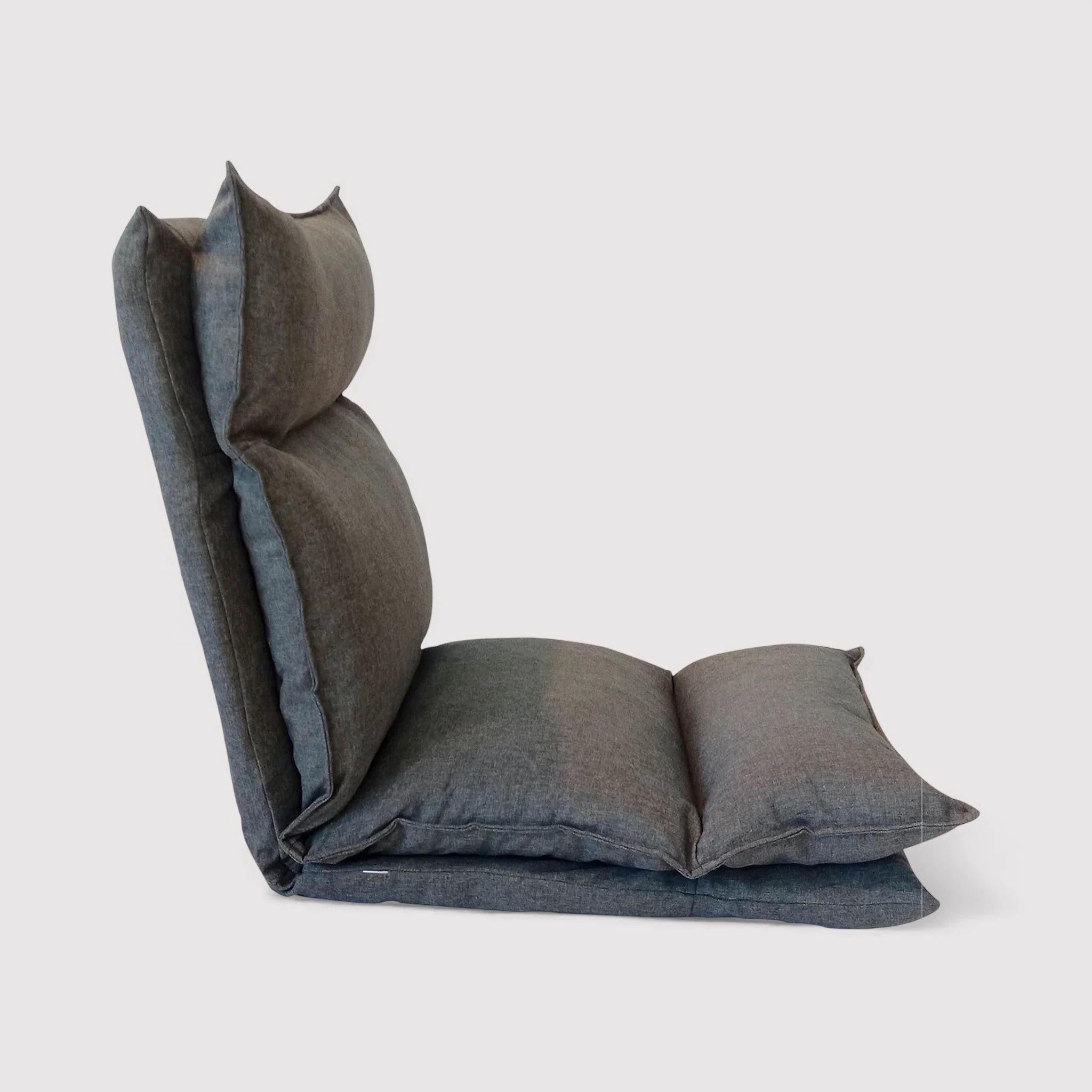 Cineraria - Poltrona futon grigio chiaro pieghevole