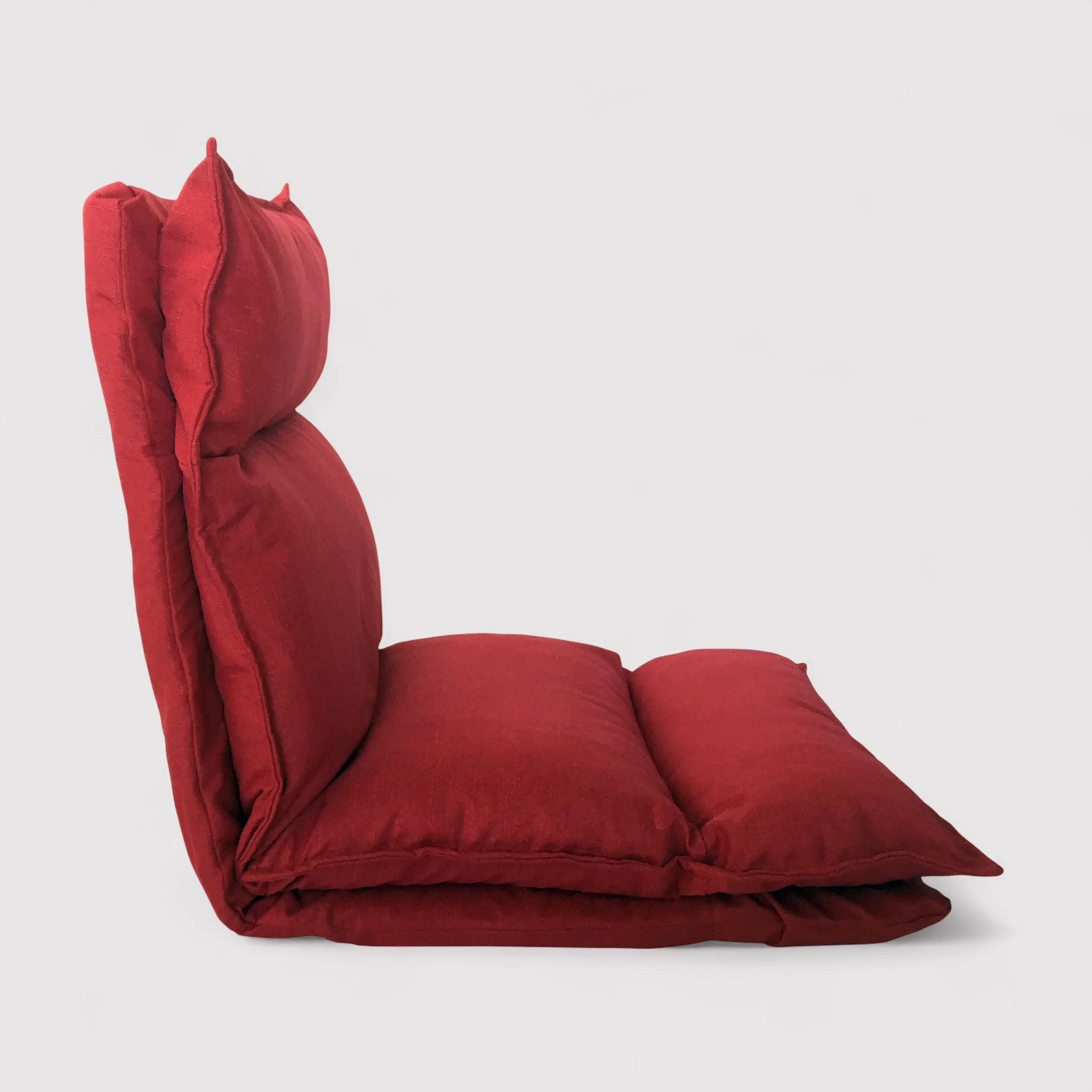 Reseda - Poltrona reclinabile rossa richiudibile