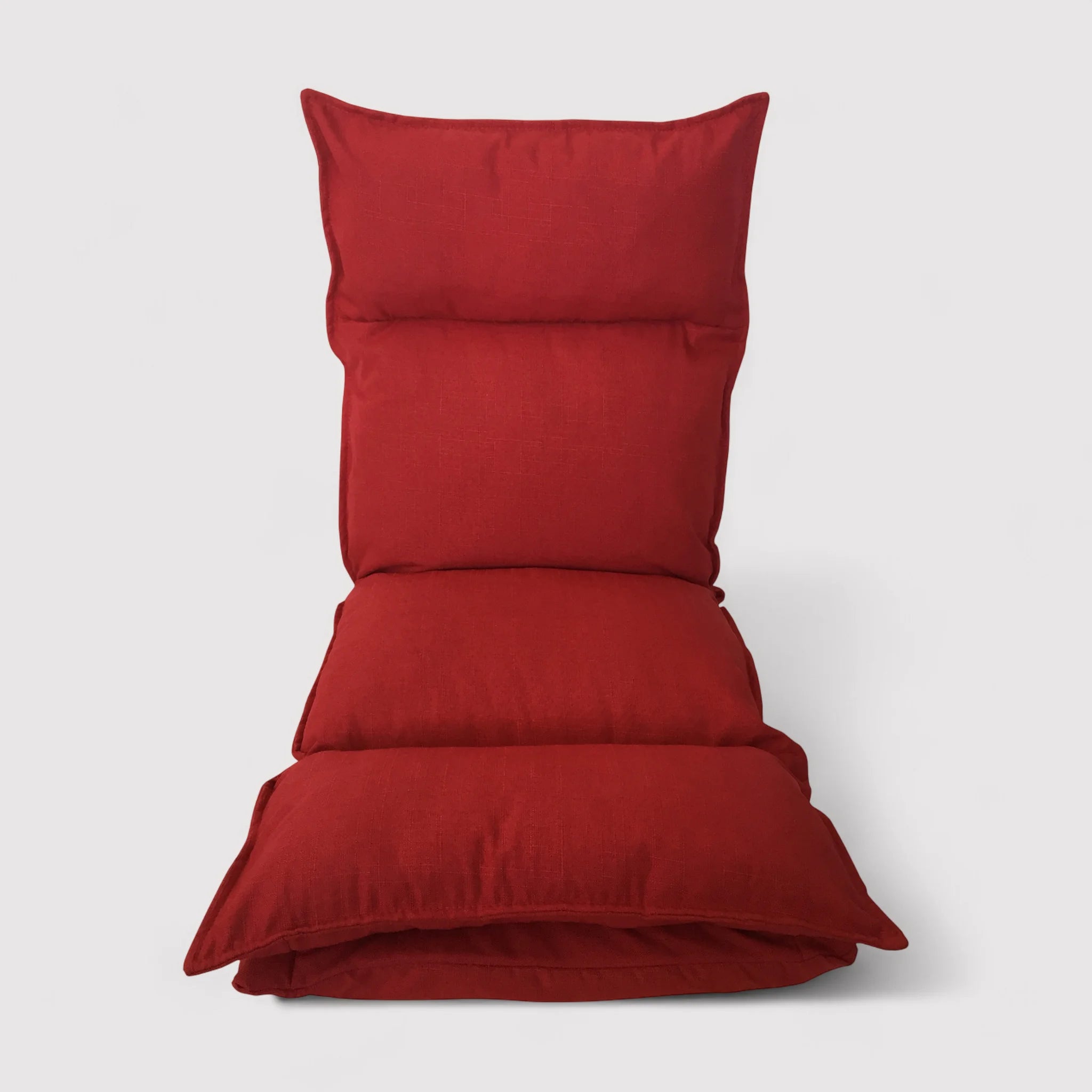 Reseda - Poltrona reclinabile rossa richiudibile