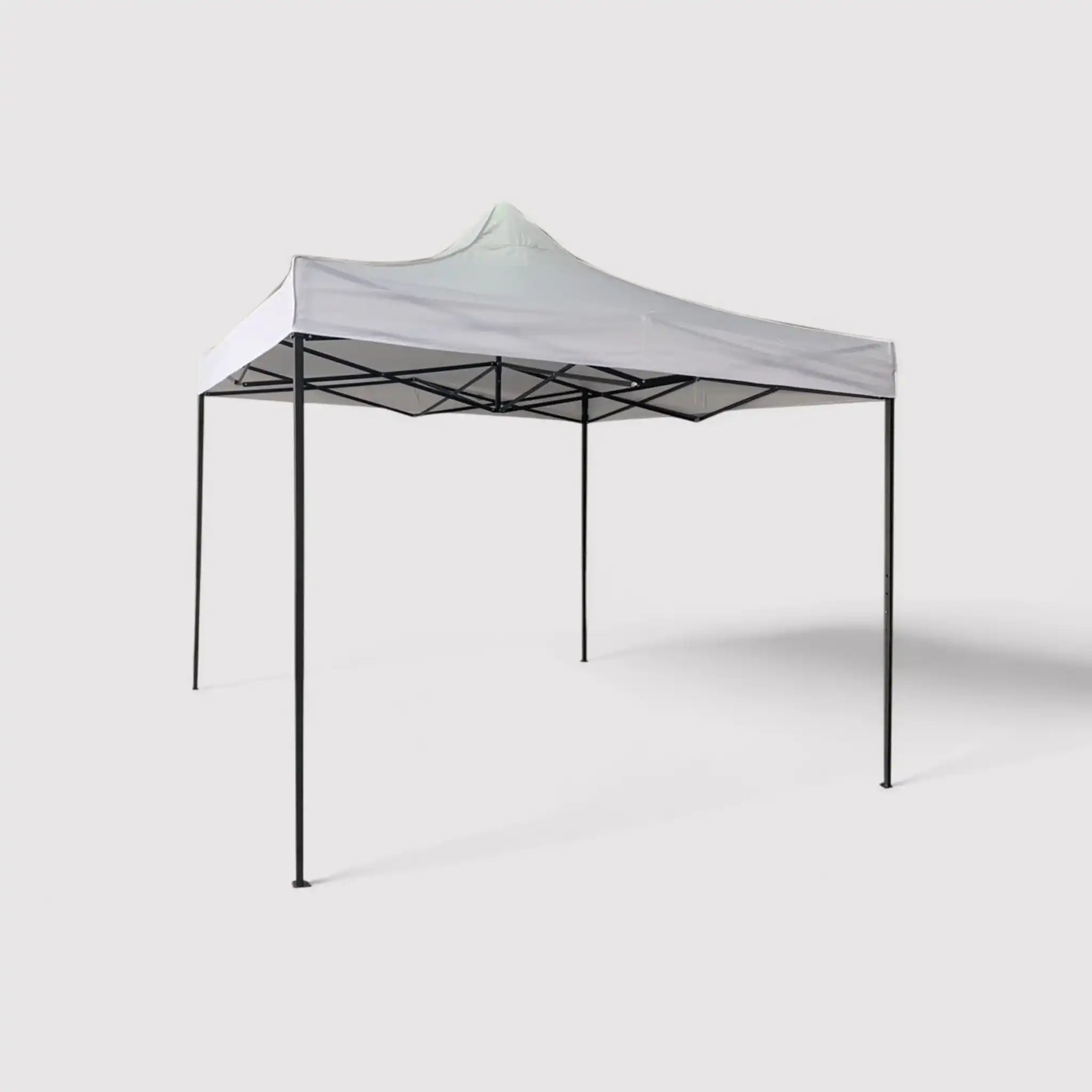 Ilatro - Faltbares 3x3 weißes Pavillon mit wasserdichter Abdeckung