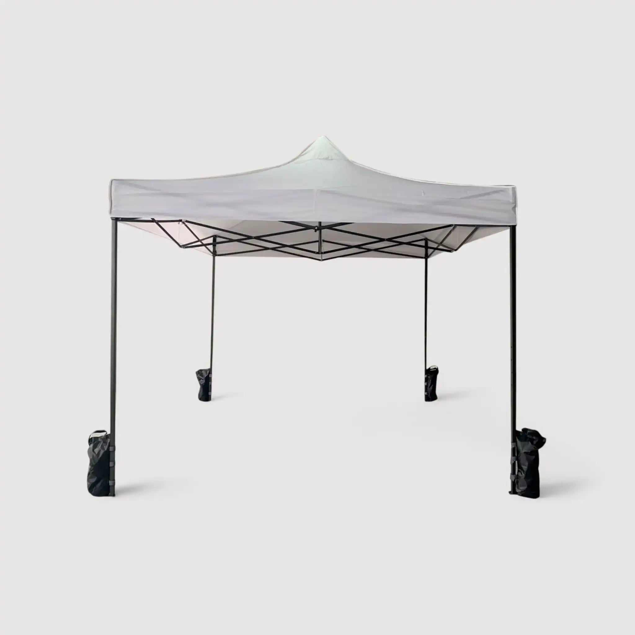 Agerato - Gazebo da giardino 3x3 pieghevole con pesi