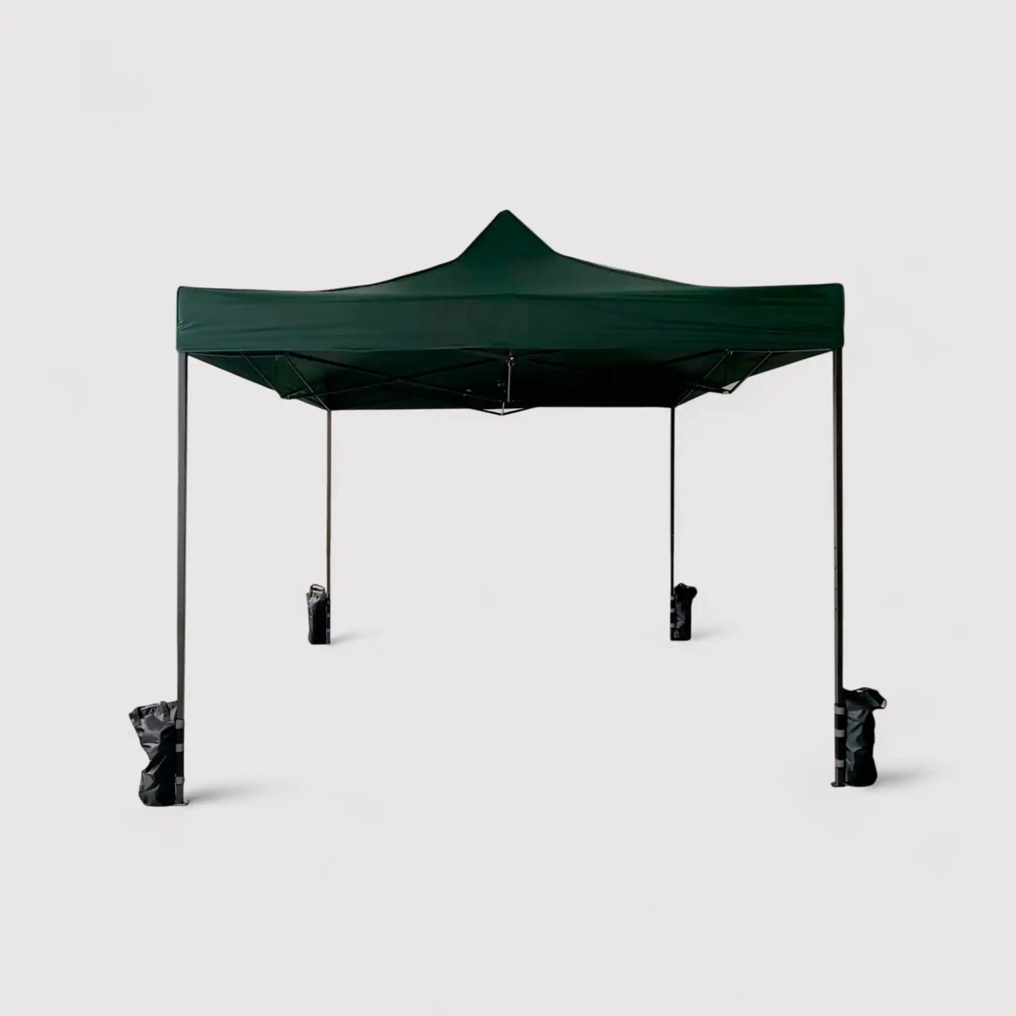 Adenio - Gazebo verde 3x3 richiudibile con pesi