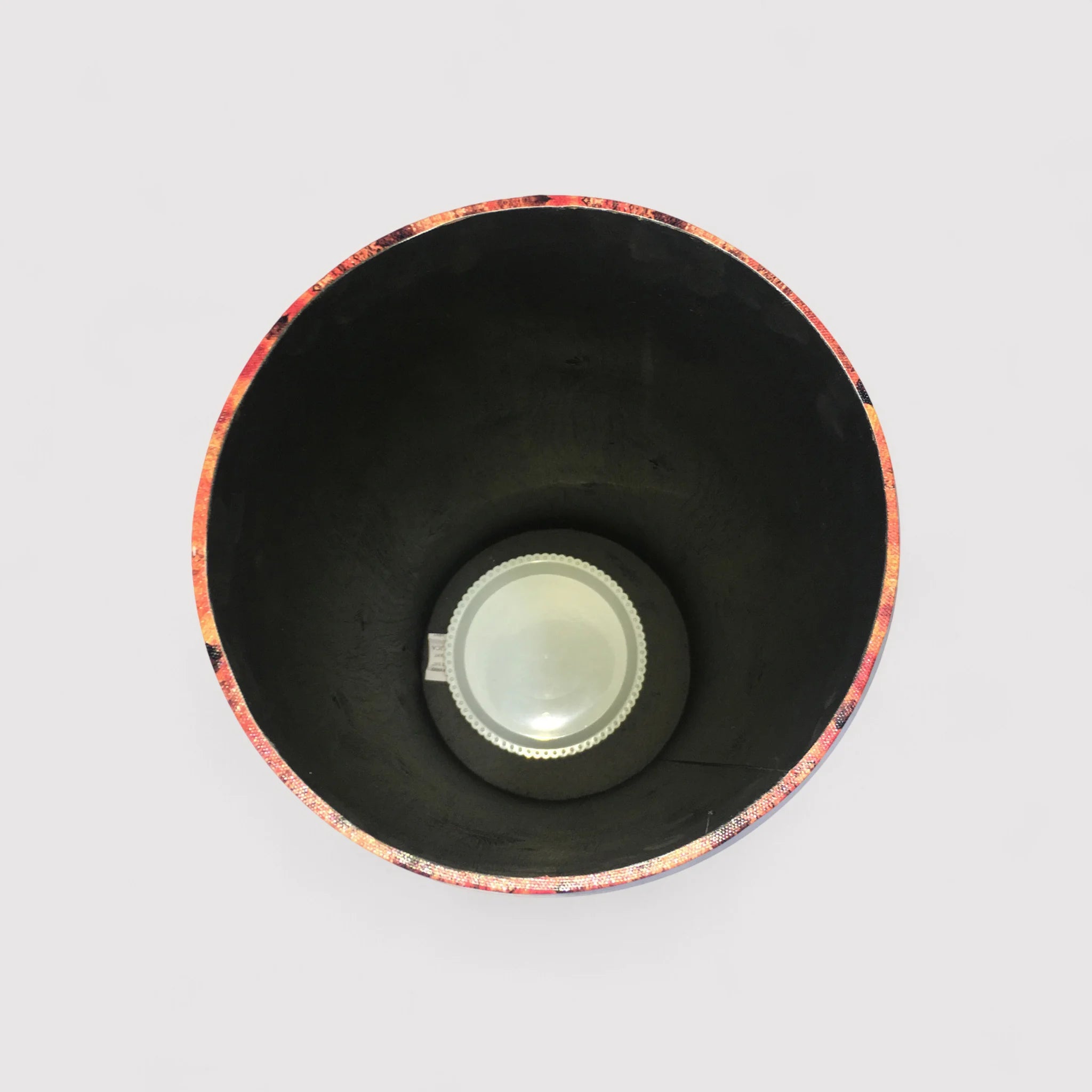 Acalifa - Portaombrelli rosso e beige in stile rétro