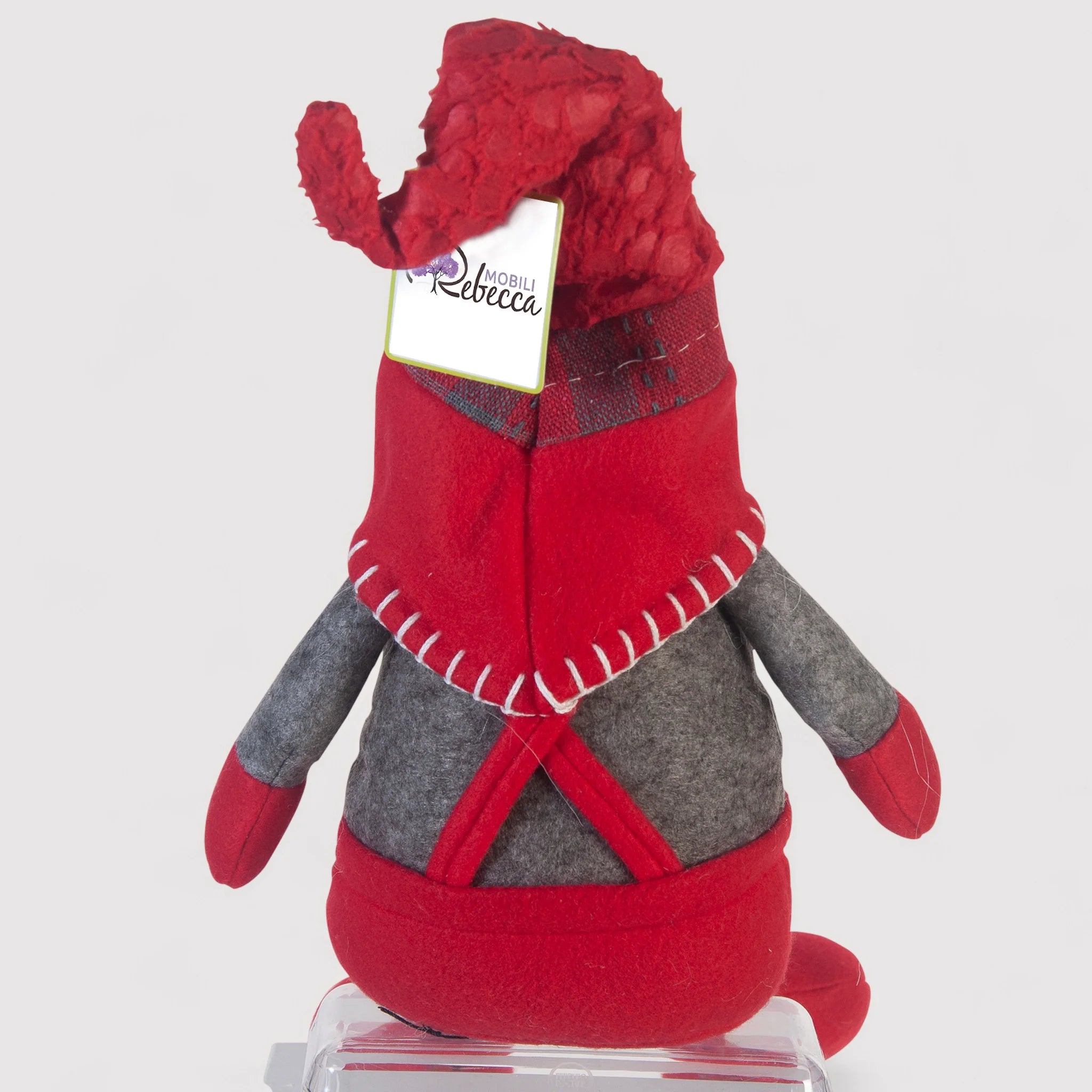 Folletto di Natale donna fermaporta con gambe lunghe