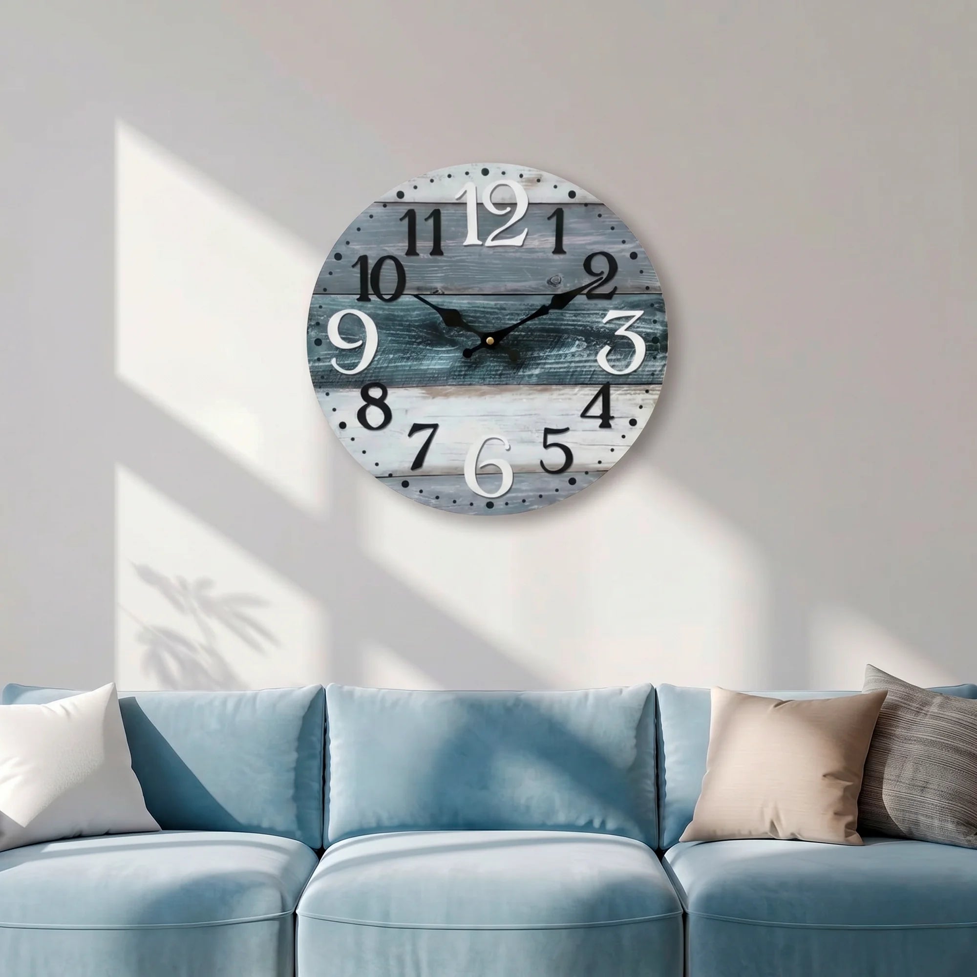 Litodora - Orologio da parete colorato in tinta anticata