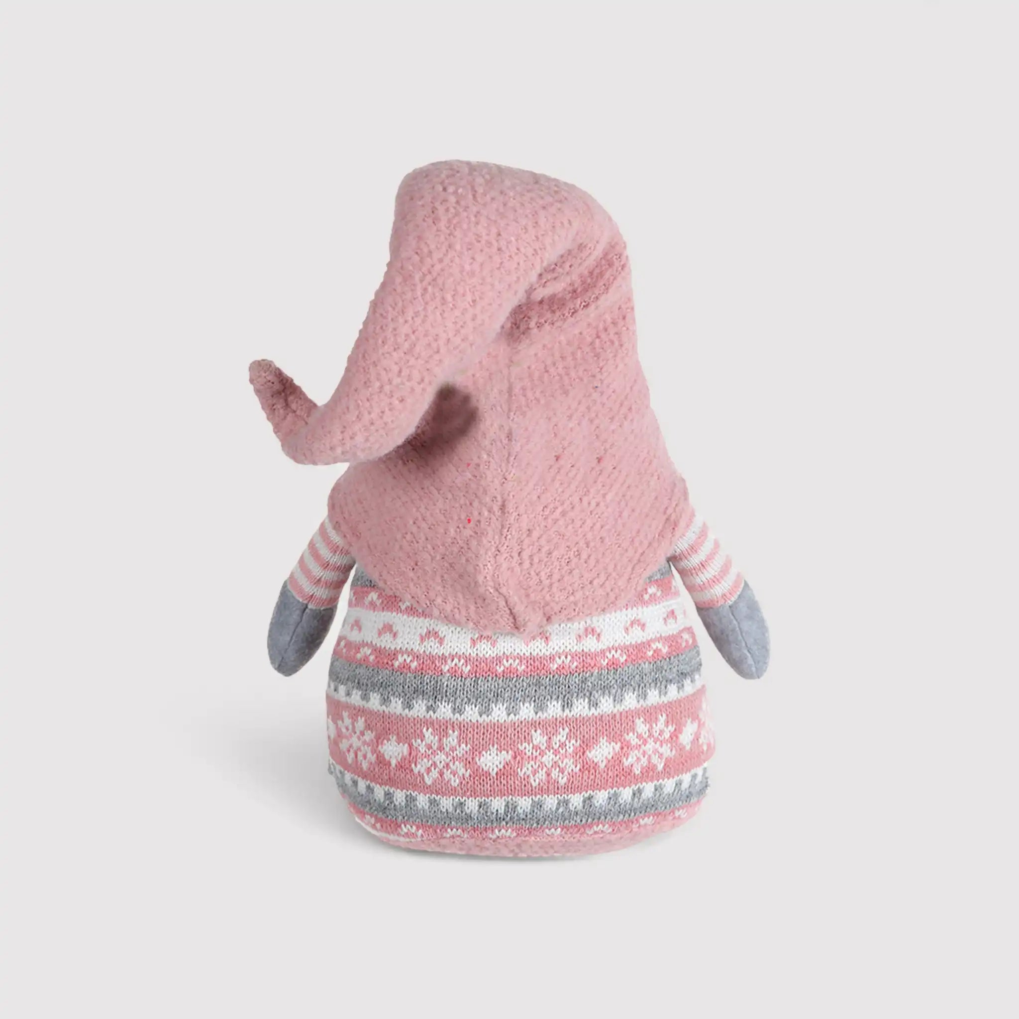 Rosa Navidad gnomo tope y decorativo