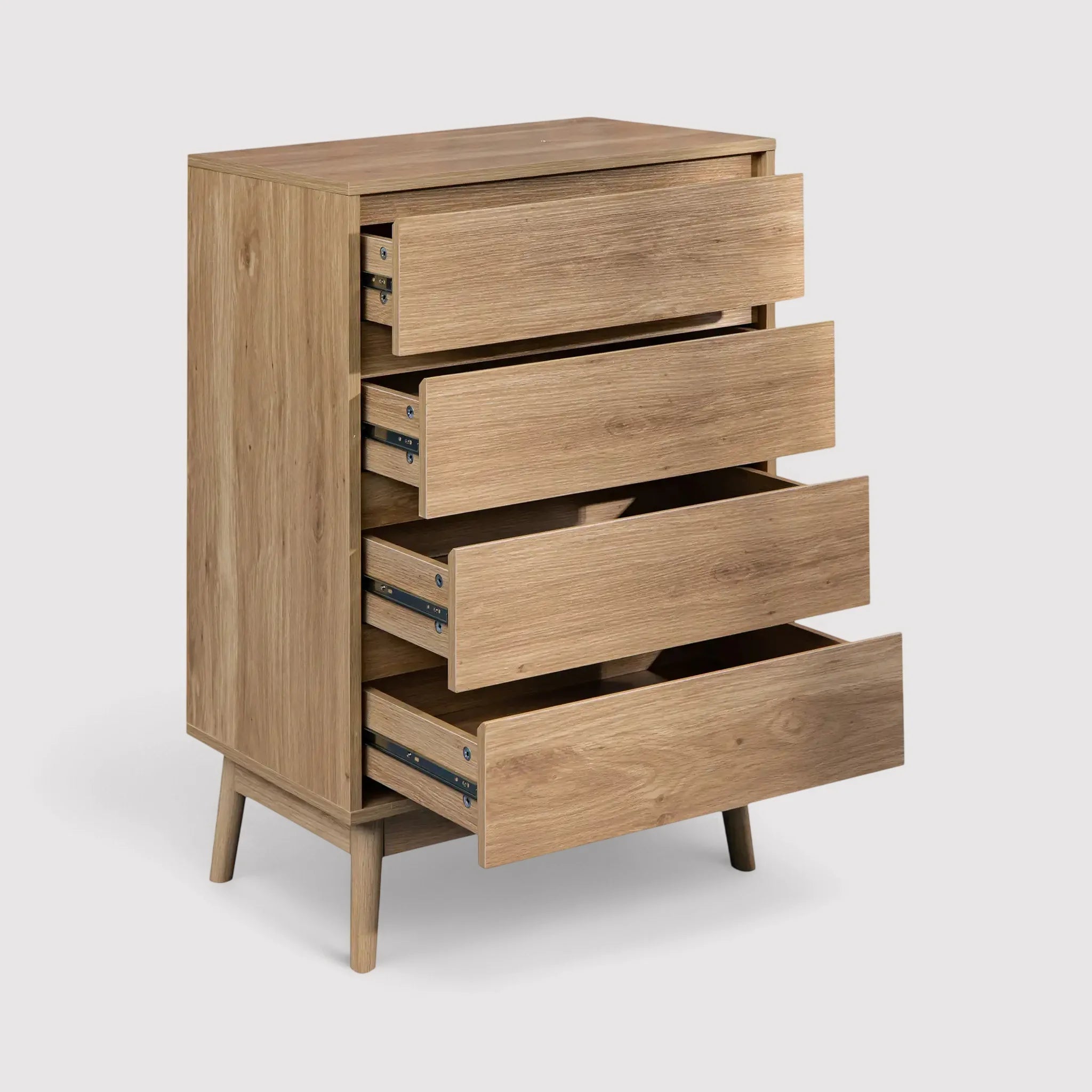 Pyracanta - Cassettiera con 4 cassetti per camera o ingresso