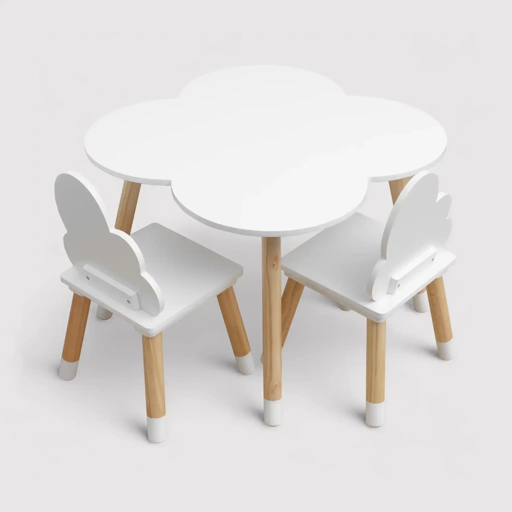 Ensemble table et 2 chaises pour chambre d'enfant