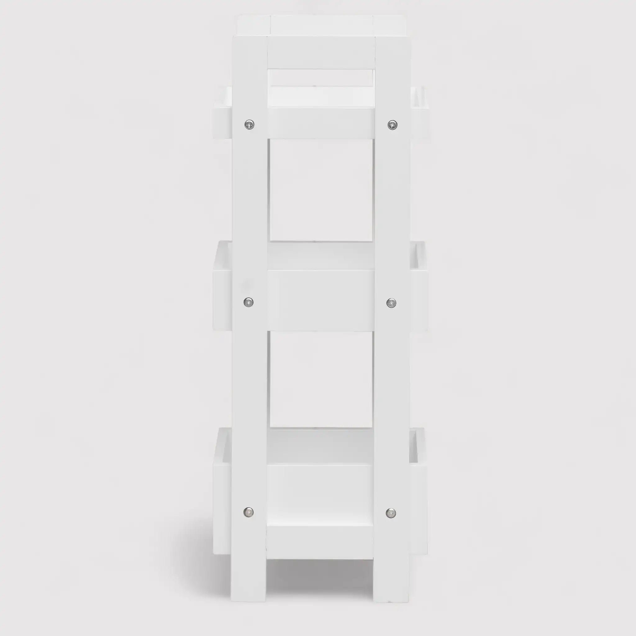 Bignonia - Piccolo scaffale bianco multiuso con 3 ripiani