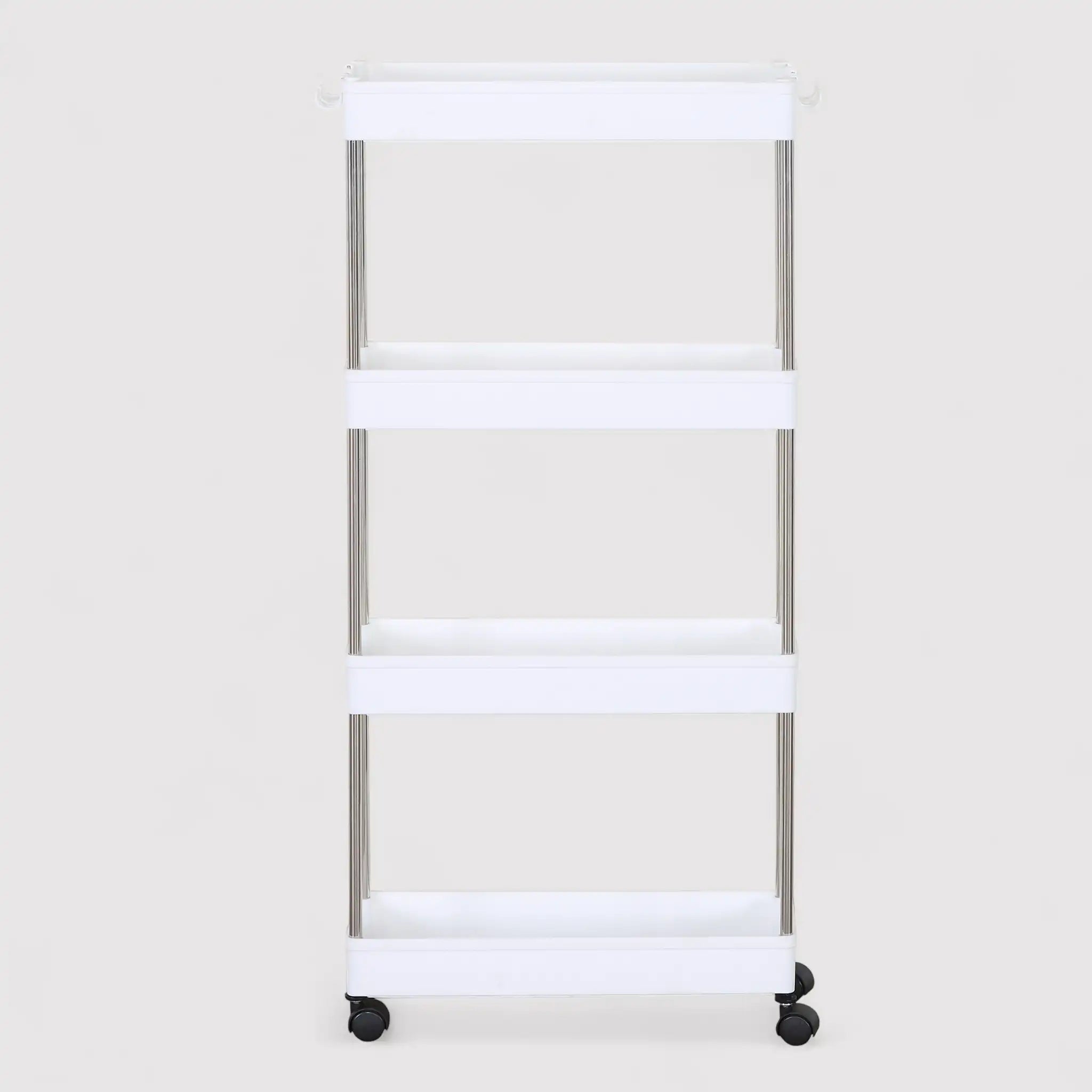 Aglaia - Carrello multiuso per cucina o bagno con 4 ripiani