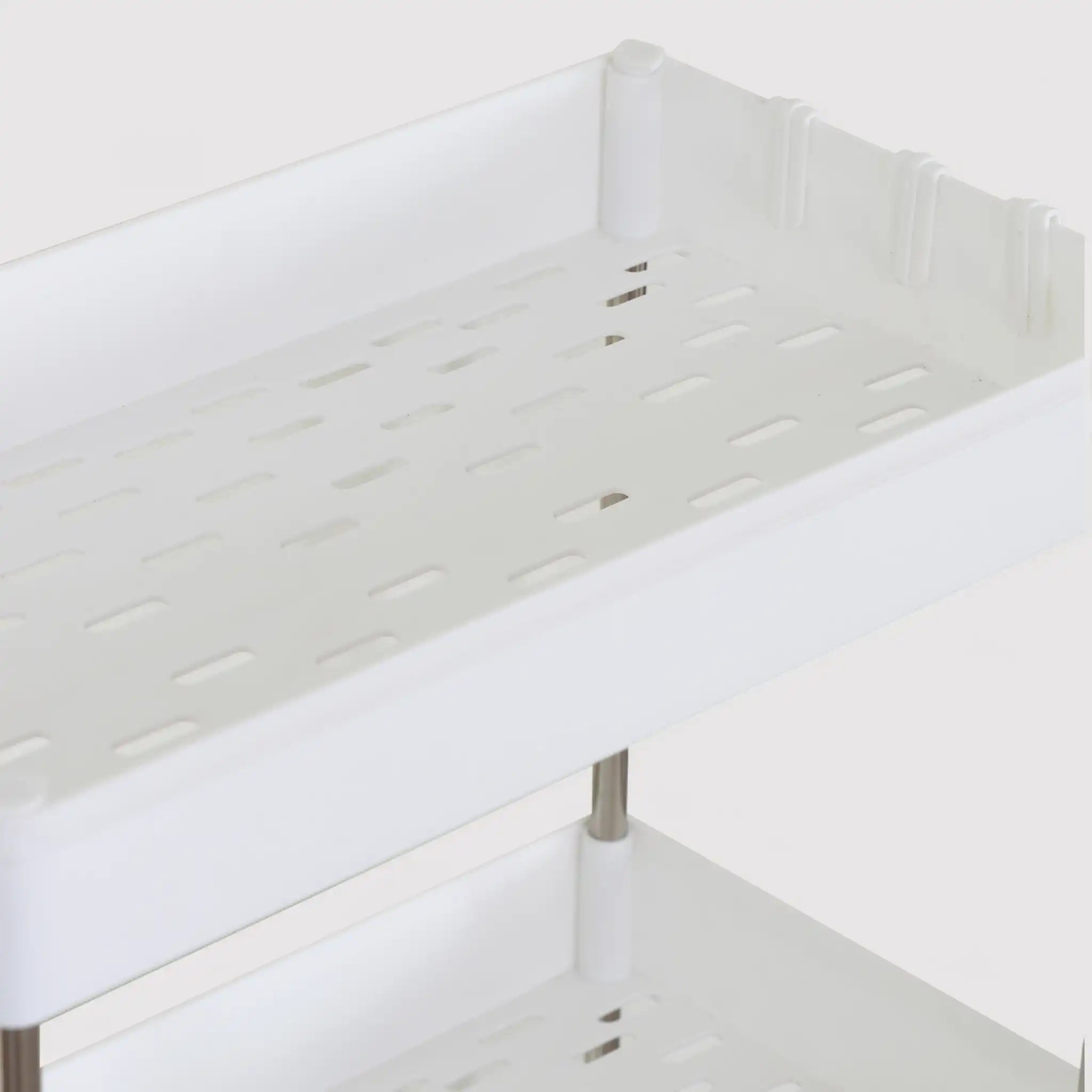 Pratolina - Carrello portaoggetti salvaspazio con 4 ripiani