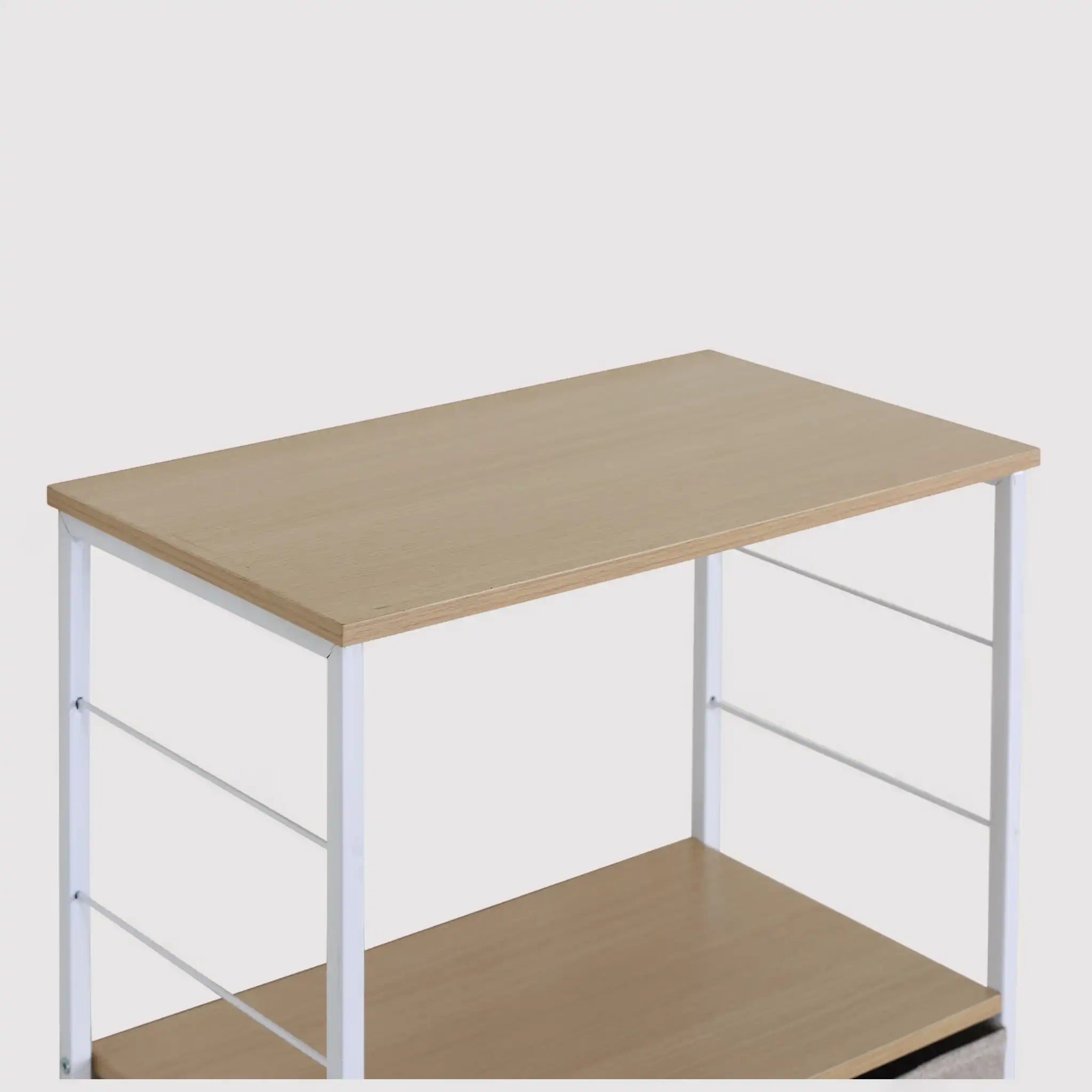 Hatiora - Mobile portaoggetti con 2 cassetti pieghevoli