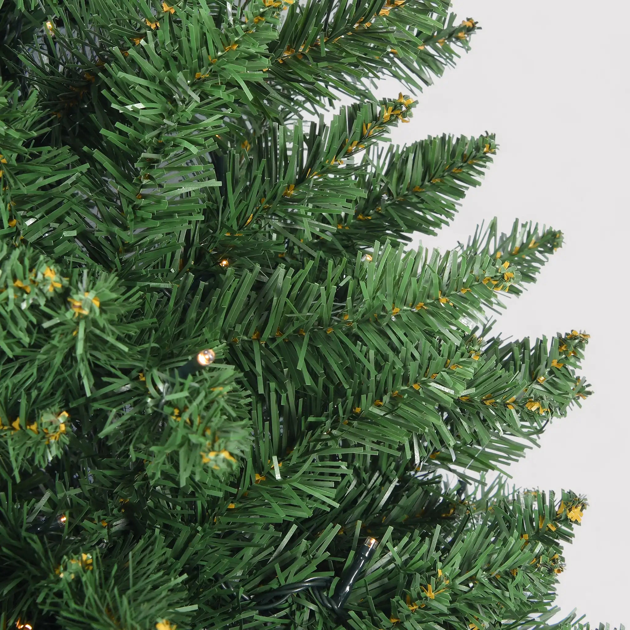 Nakhil - Albero di Natale verde con luci a led H 210 cm