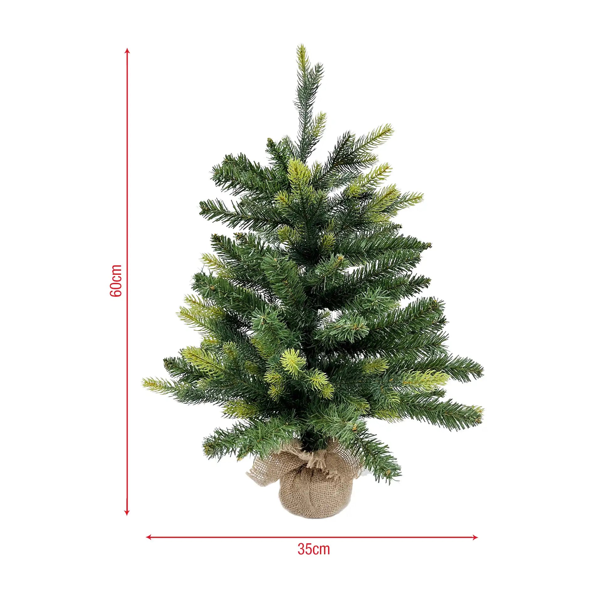 Serbuk - Piccolo albero di Natale da tavolo o da terra H 60 cm