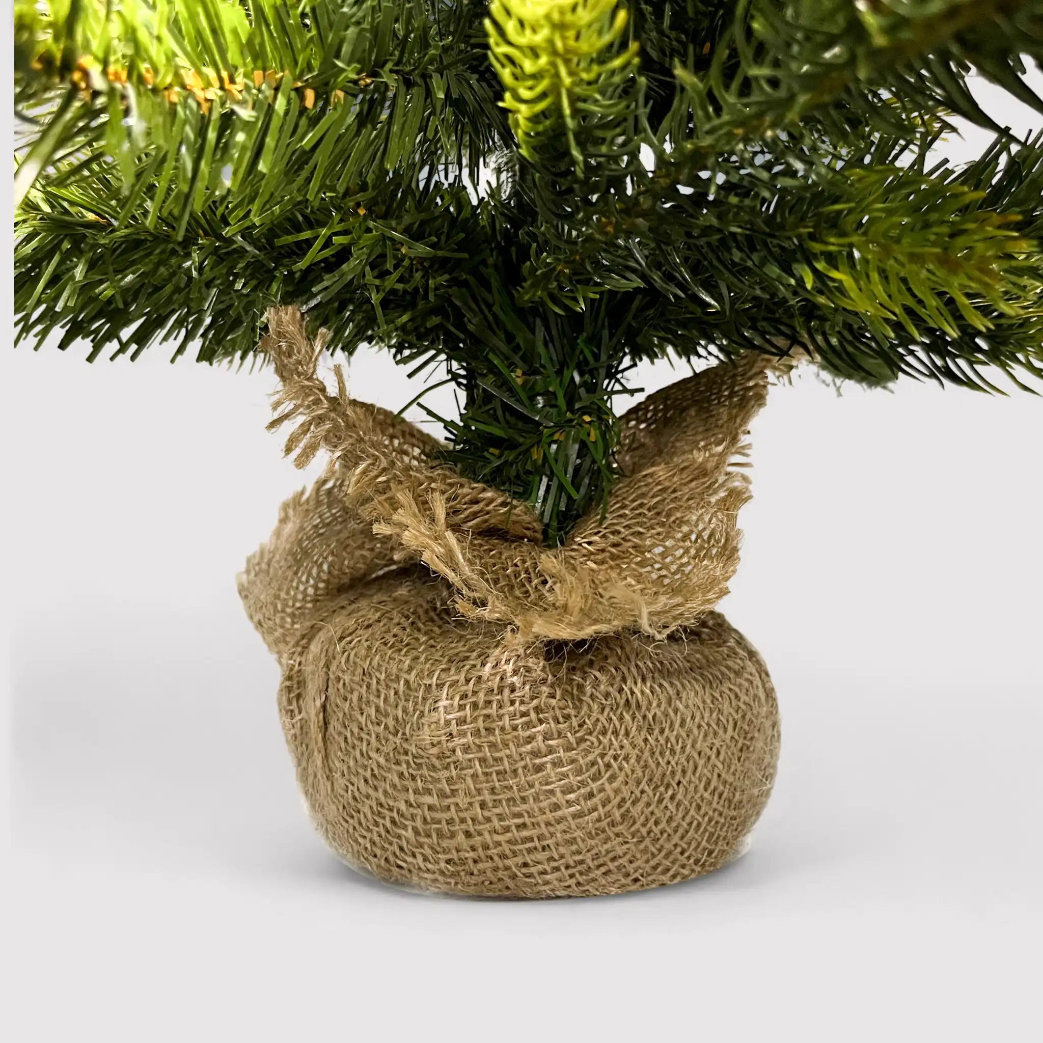 Agat - Albero di Natale da tavolo o da terra con luci a led H 60 cm