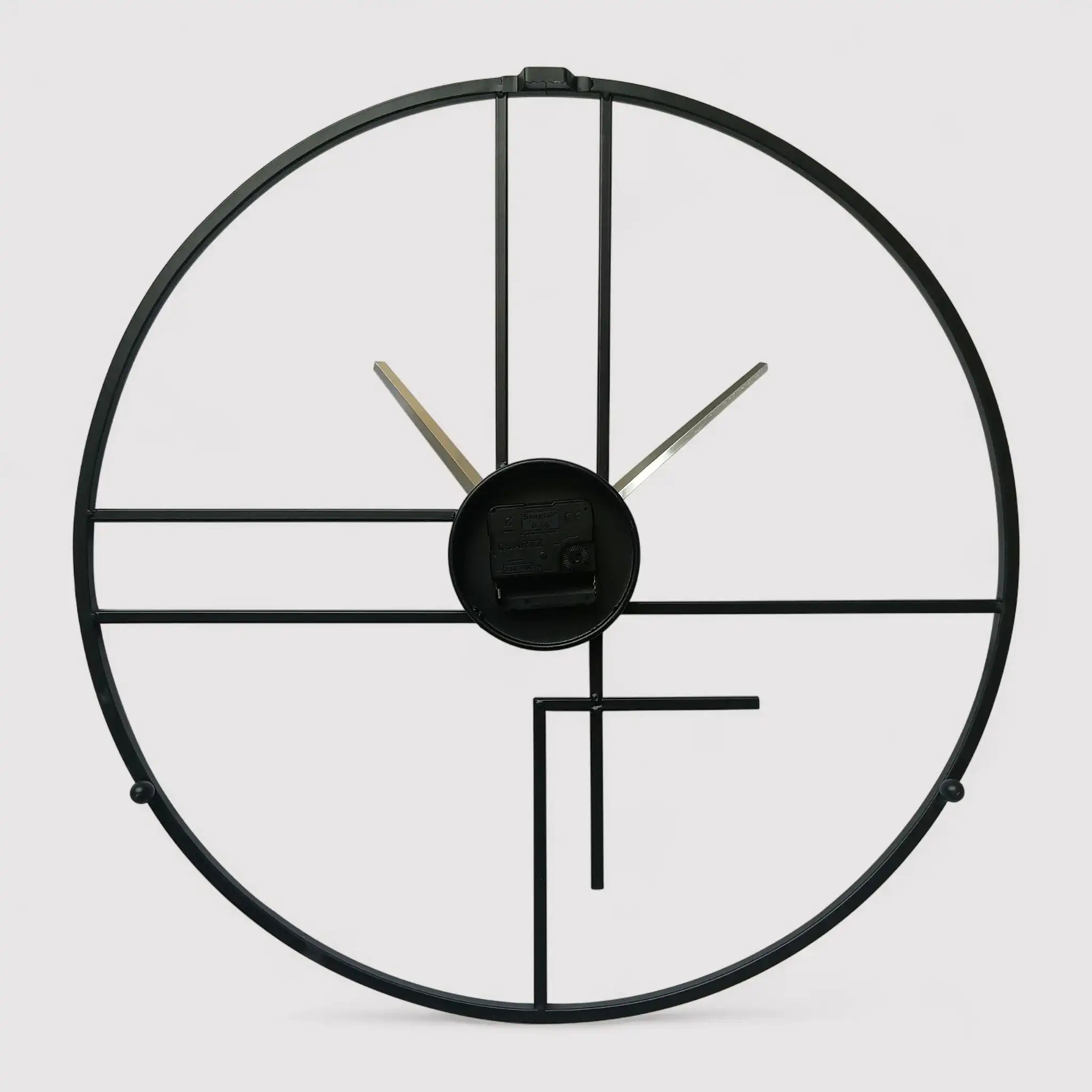 Bletilla - Orologio in metallo tondo in stile minimal