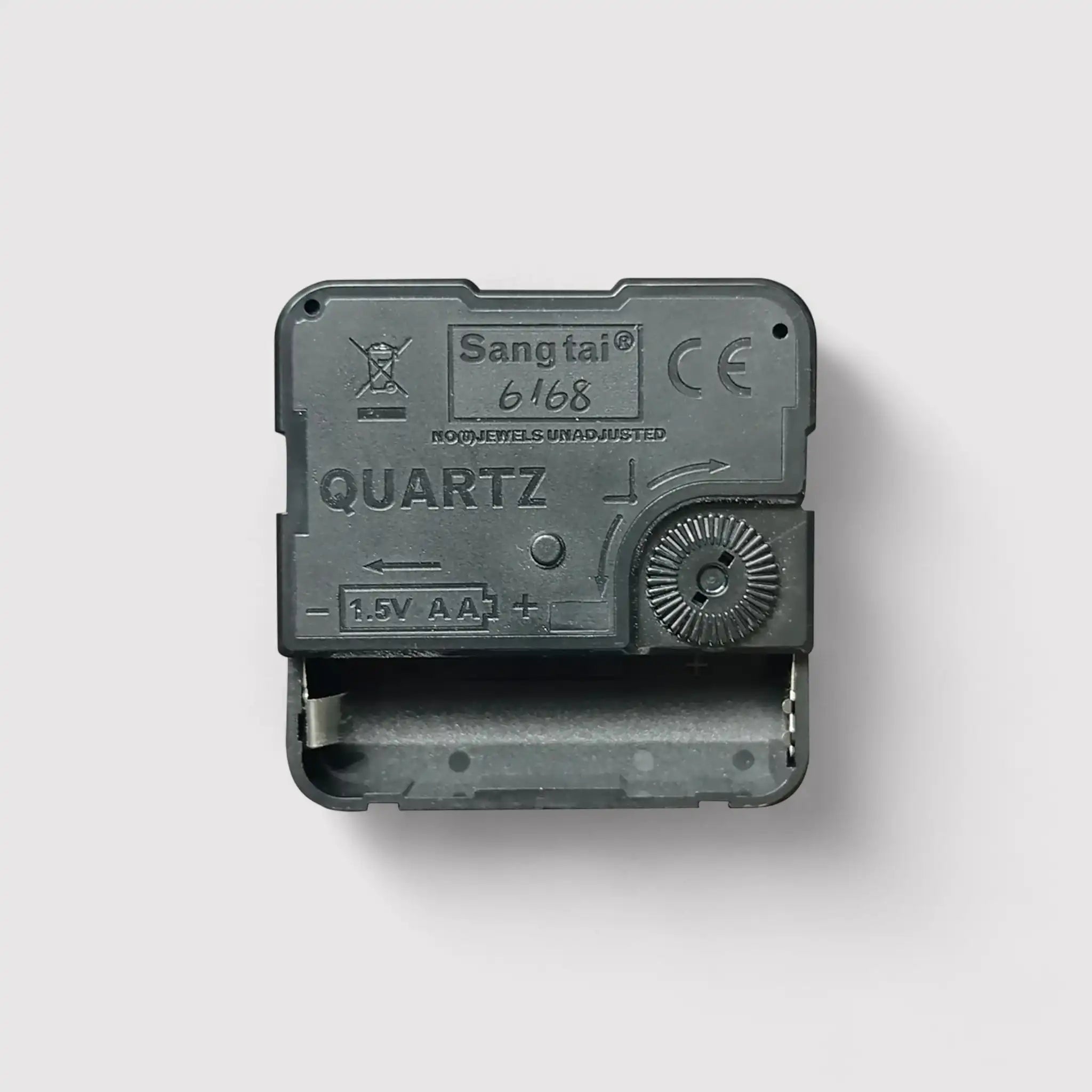 Black and yellow wall clock in a modern style