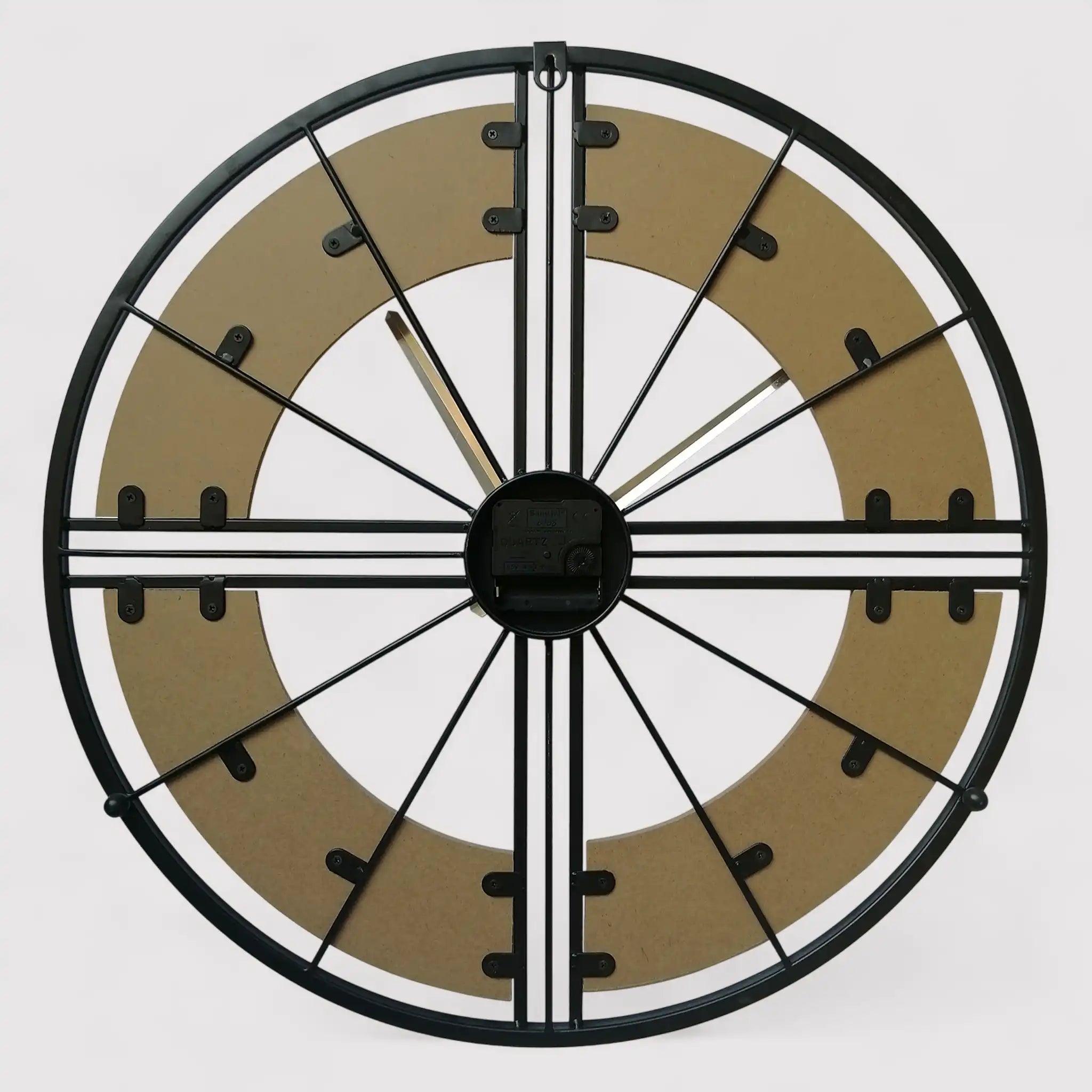 Coleo - Orologio da parete grande con design a ruota