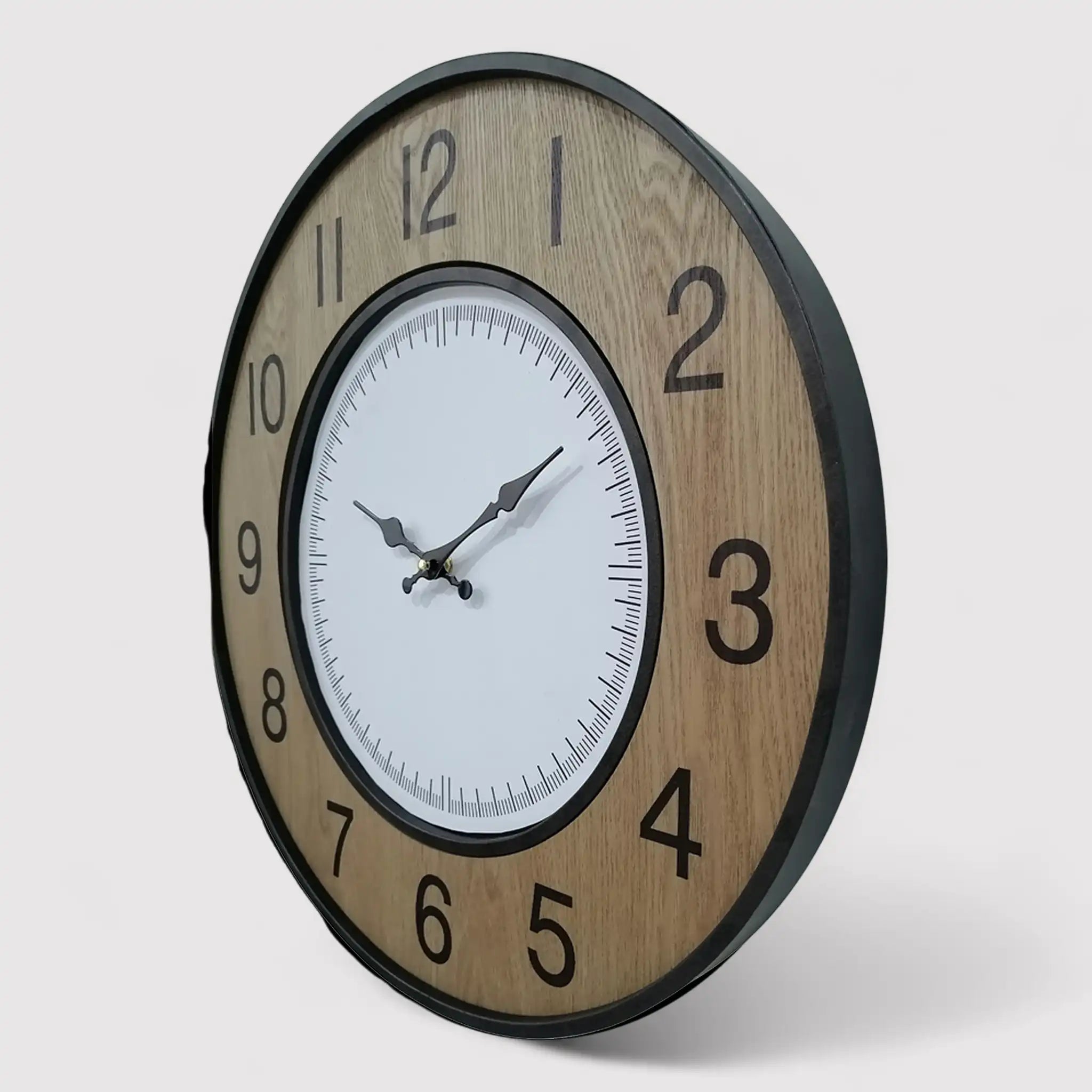 Calluna - Orologio da parete color oro e bianco