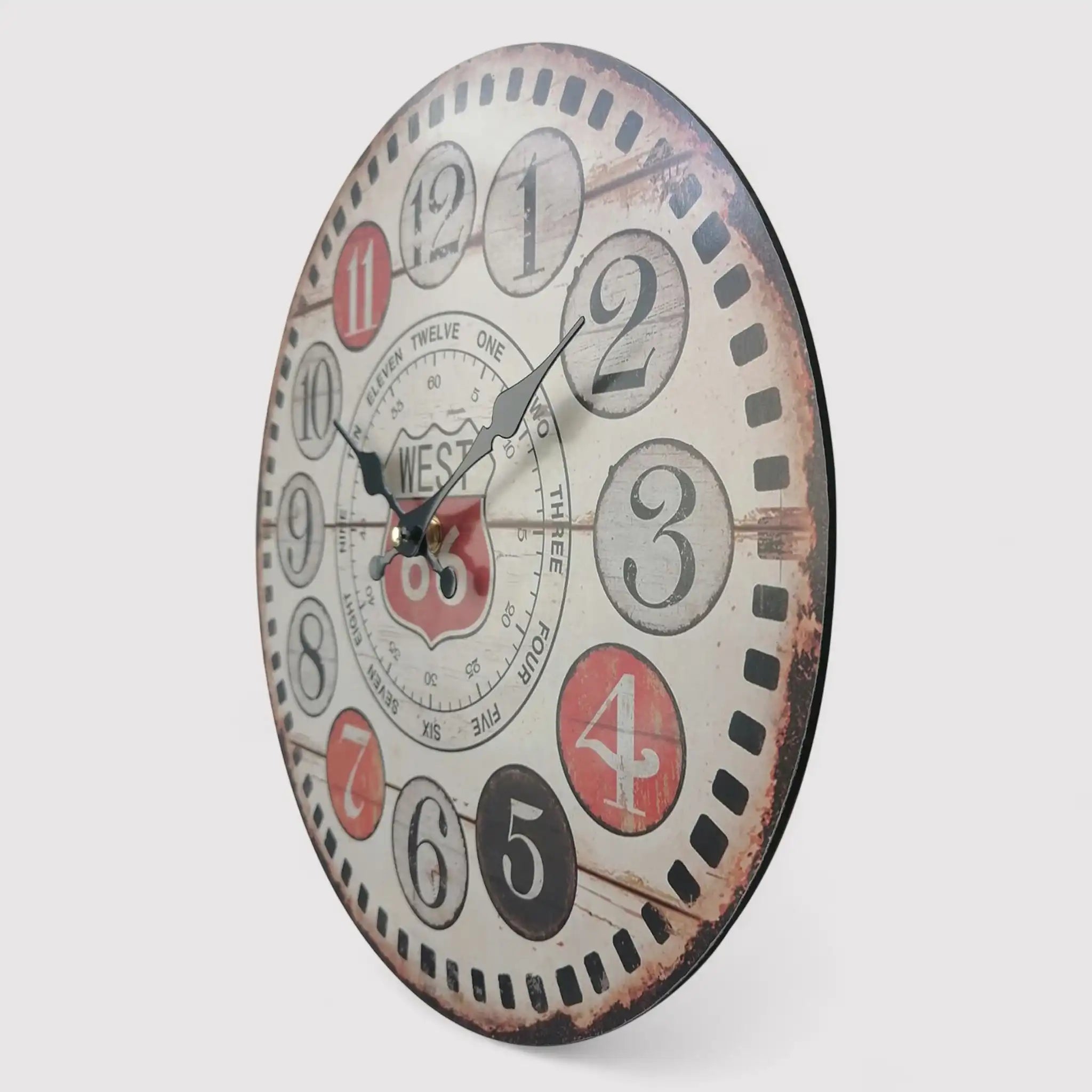 Zingiber - Orologio da appendere in stile industrial