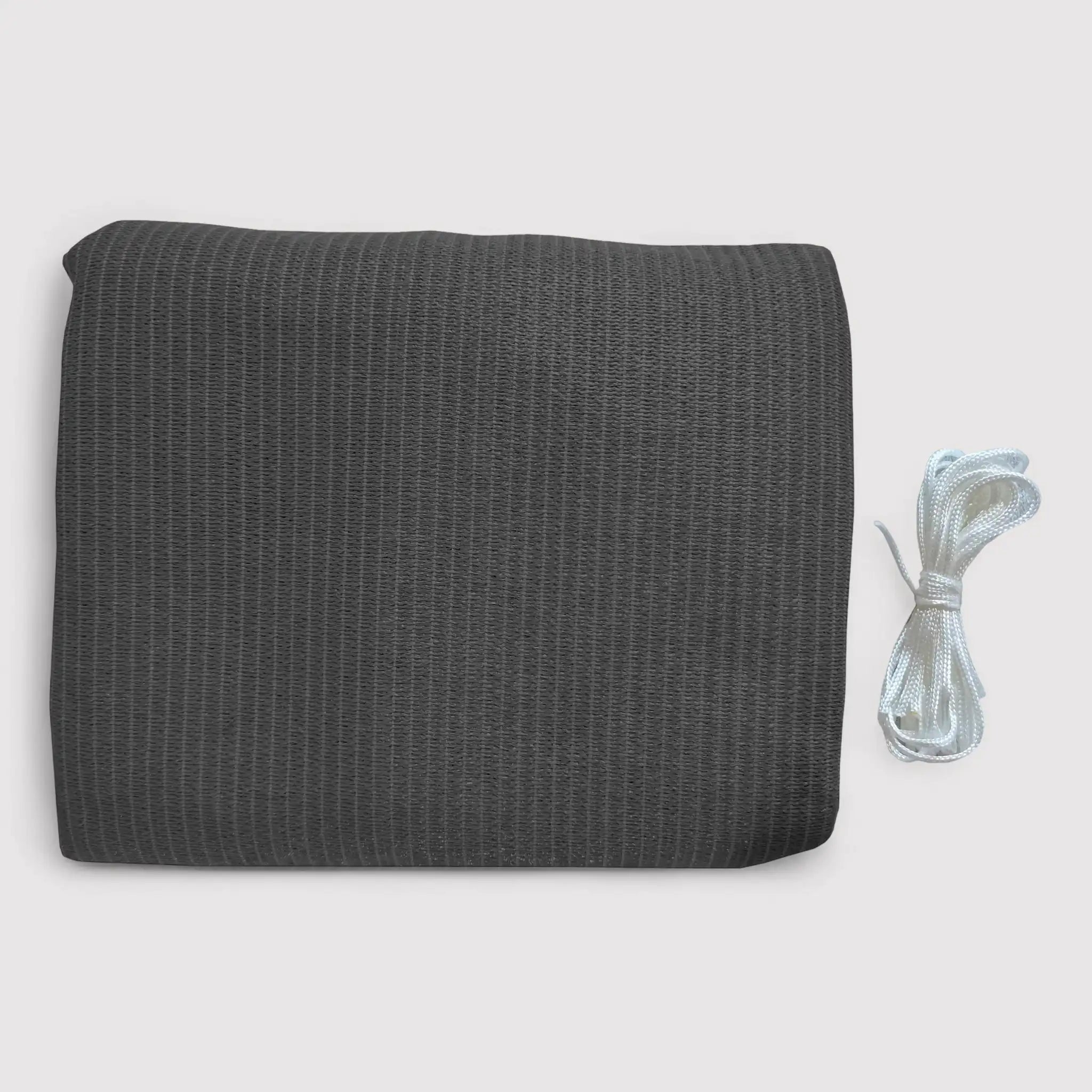 Shara - Vela quadrata grigia 3,6x3,6 mt per esterni