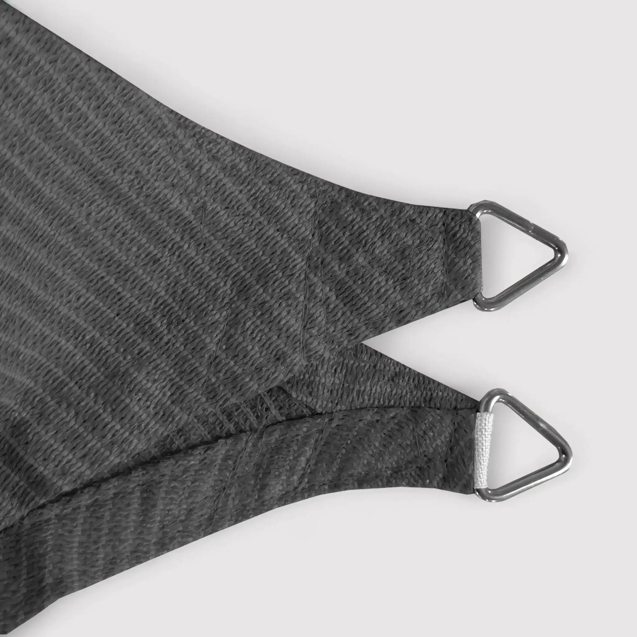 Lobivia - Tenda a vela triangolare 3x3x3 mt grigia con filtro anti UV