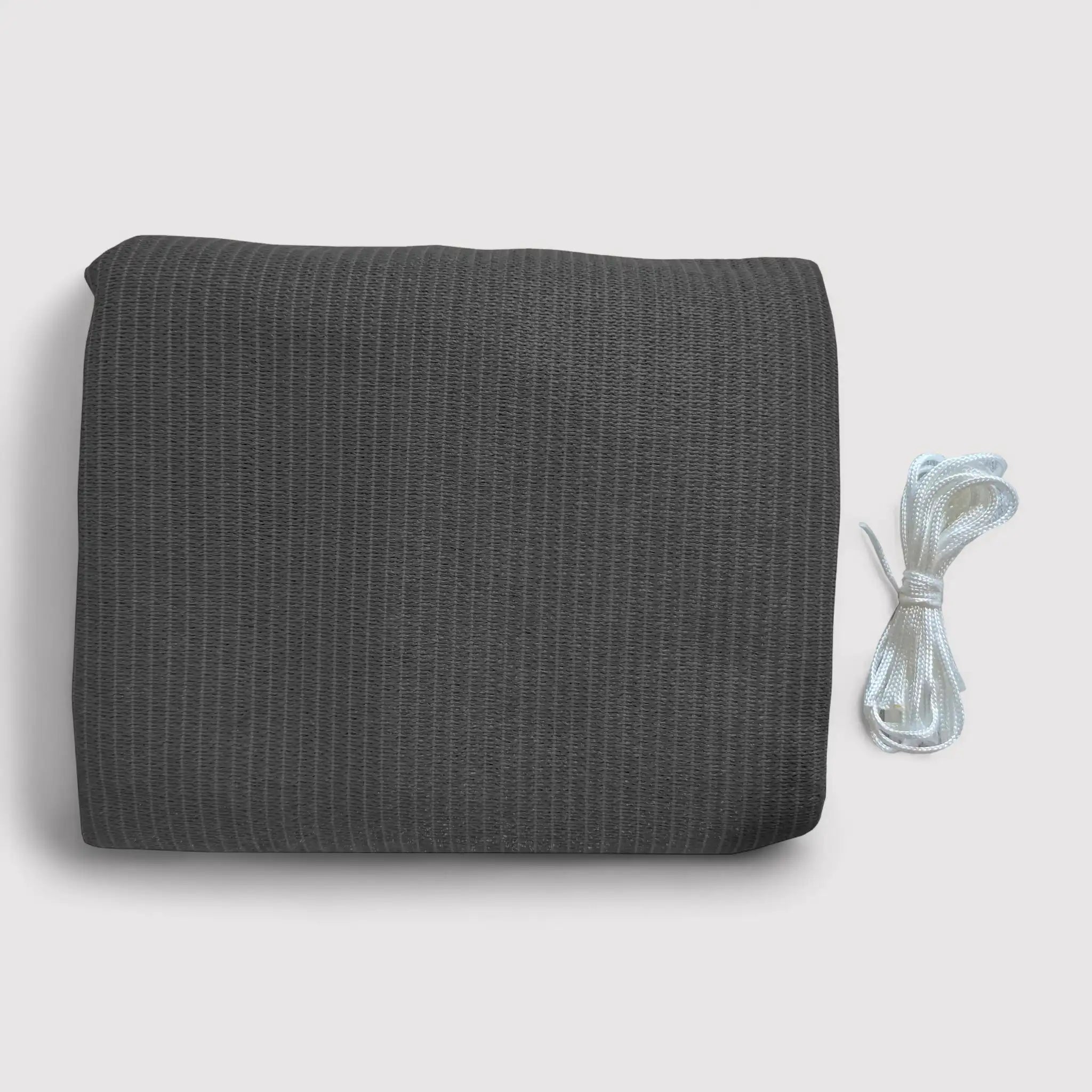 Susam - Tenda da sole a vela triangolare 3,6x3,6x3,6 mt grigia