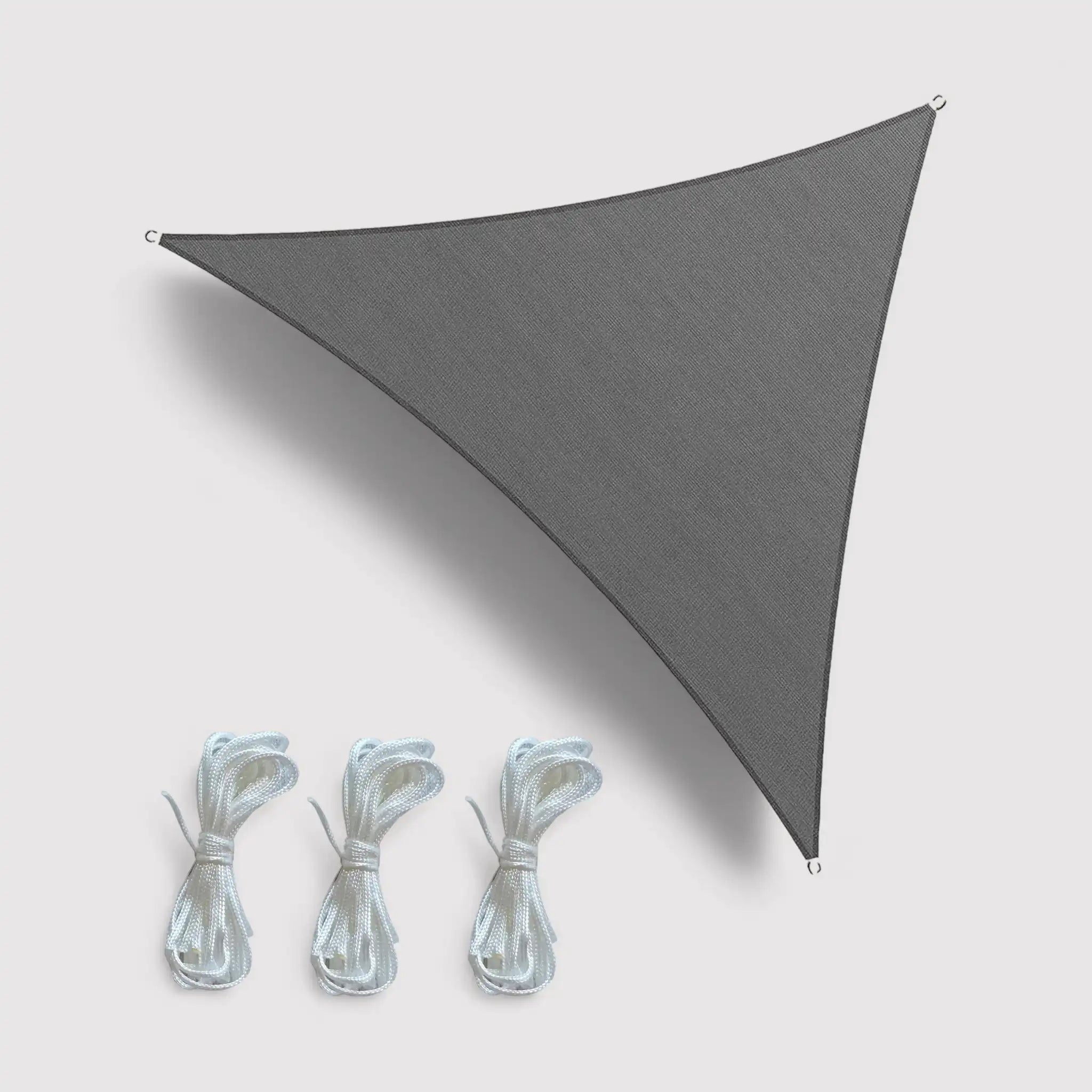 Zaytun - Vela ombreggiante triangolare grigia 5x5x5 mt