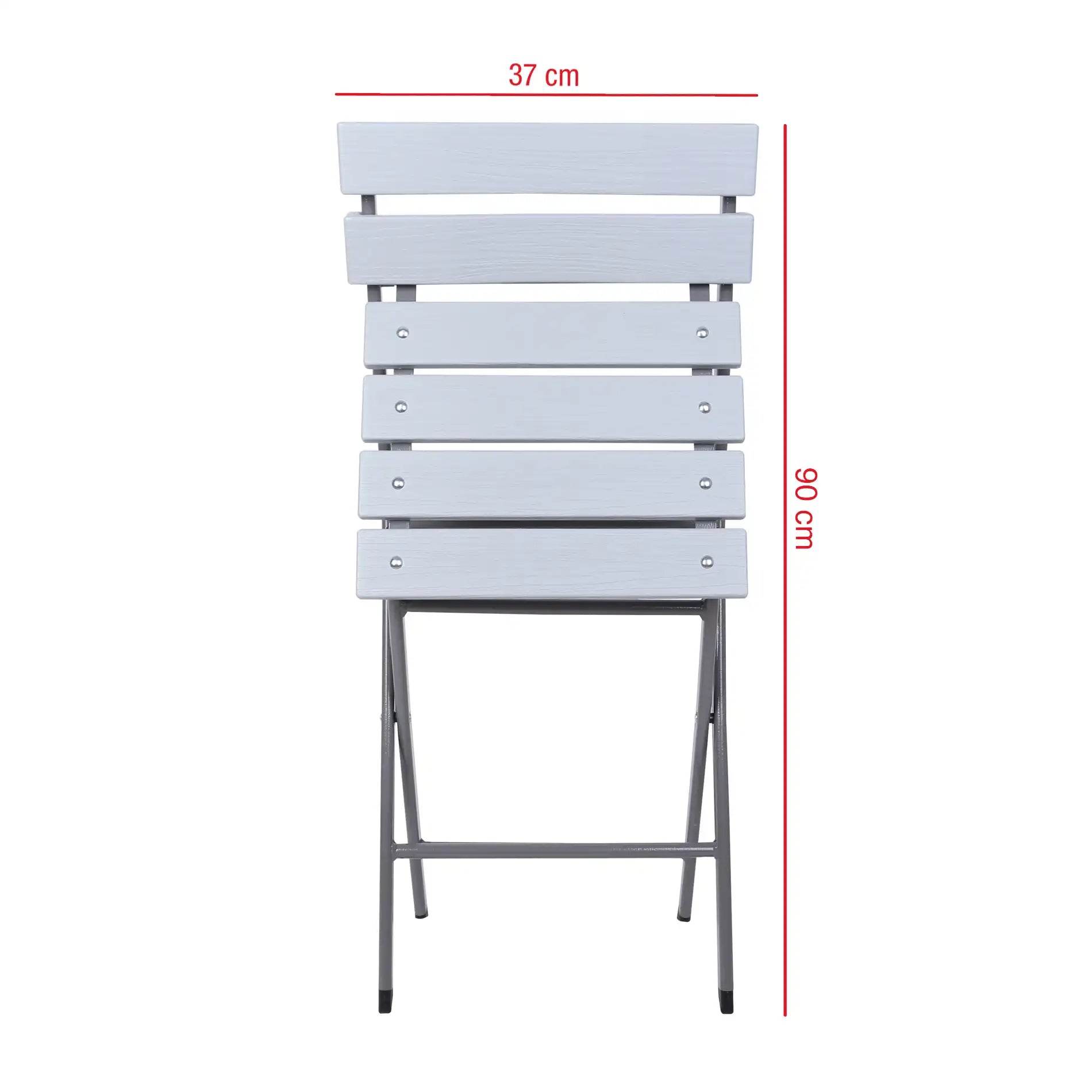 Caucho - Set 2 seggiole salvaspazio per giardino o camping