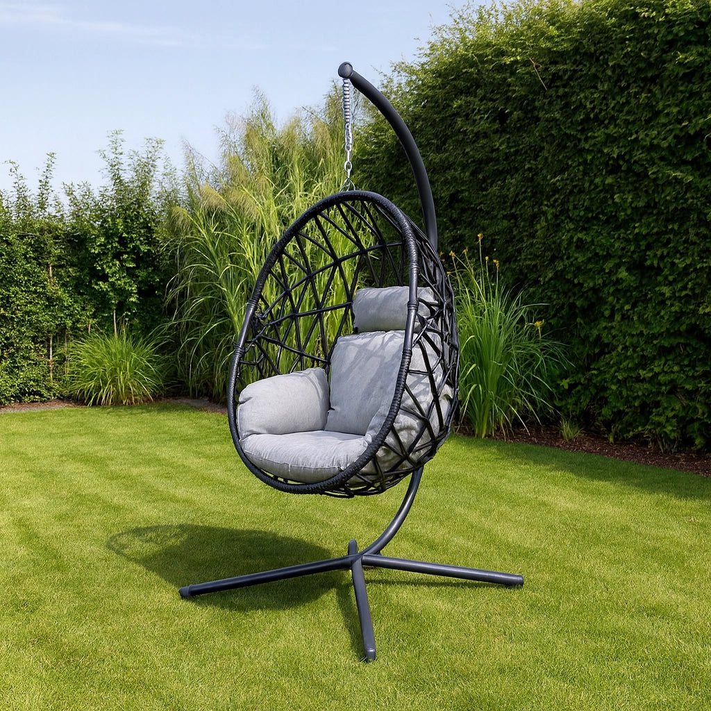 Shoya - Poltrona a dondolo per esterno con supporto