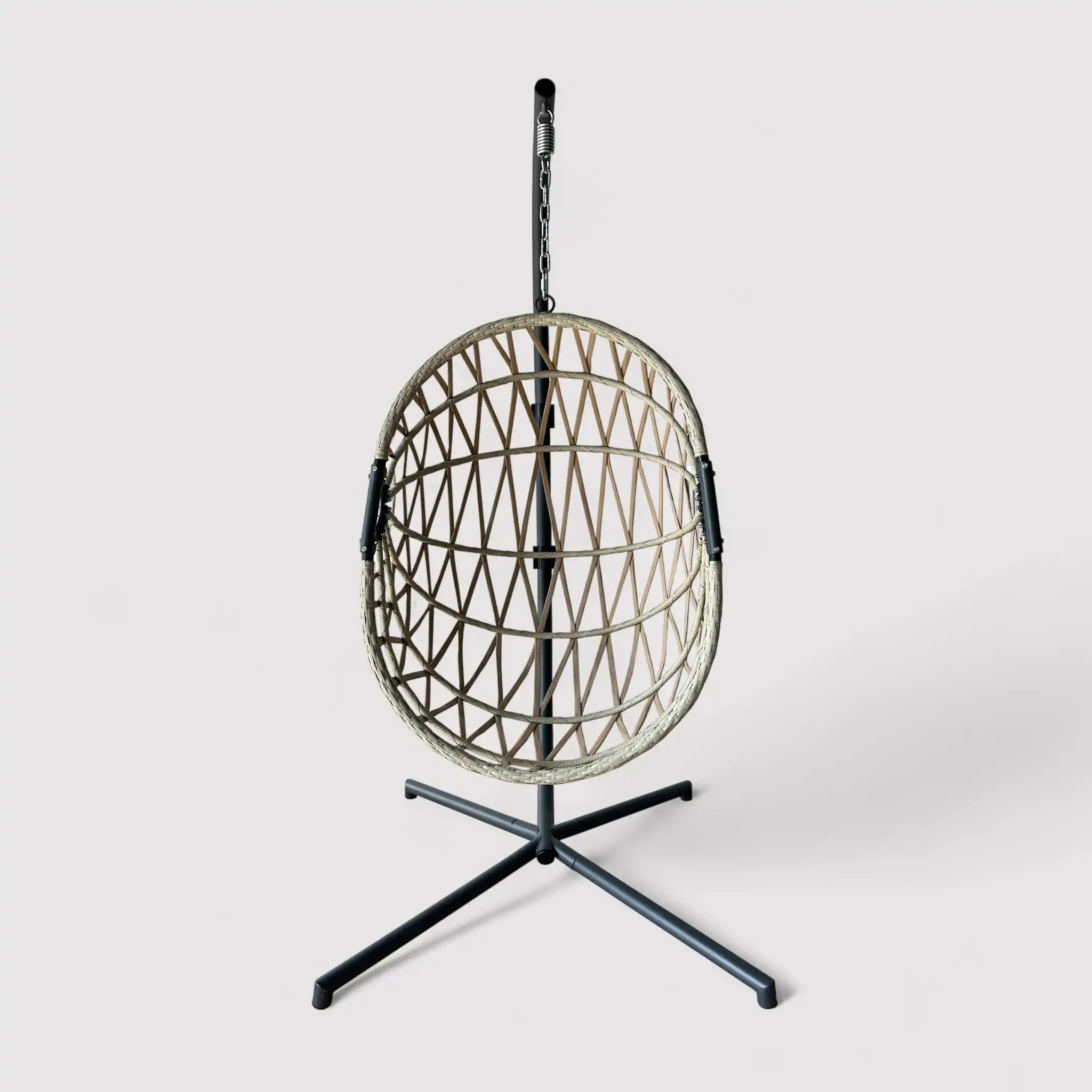 Potos - Sedia a dondolo sospesa da giardino con supporto