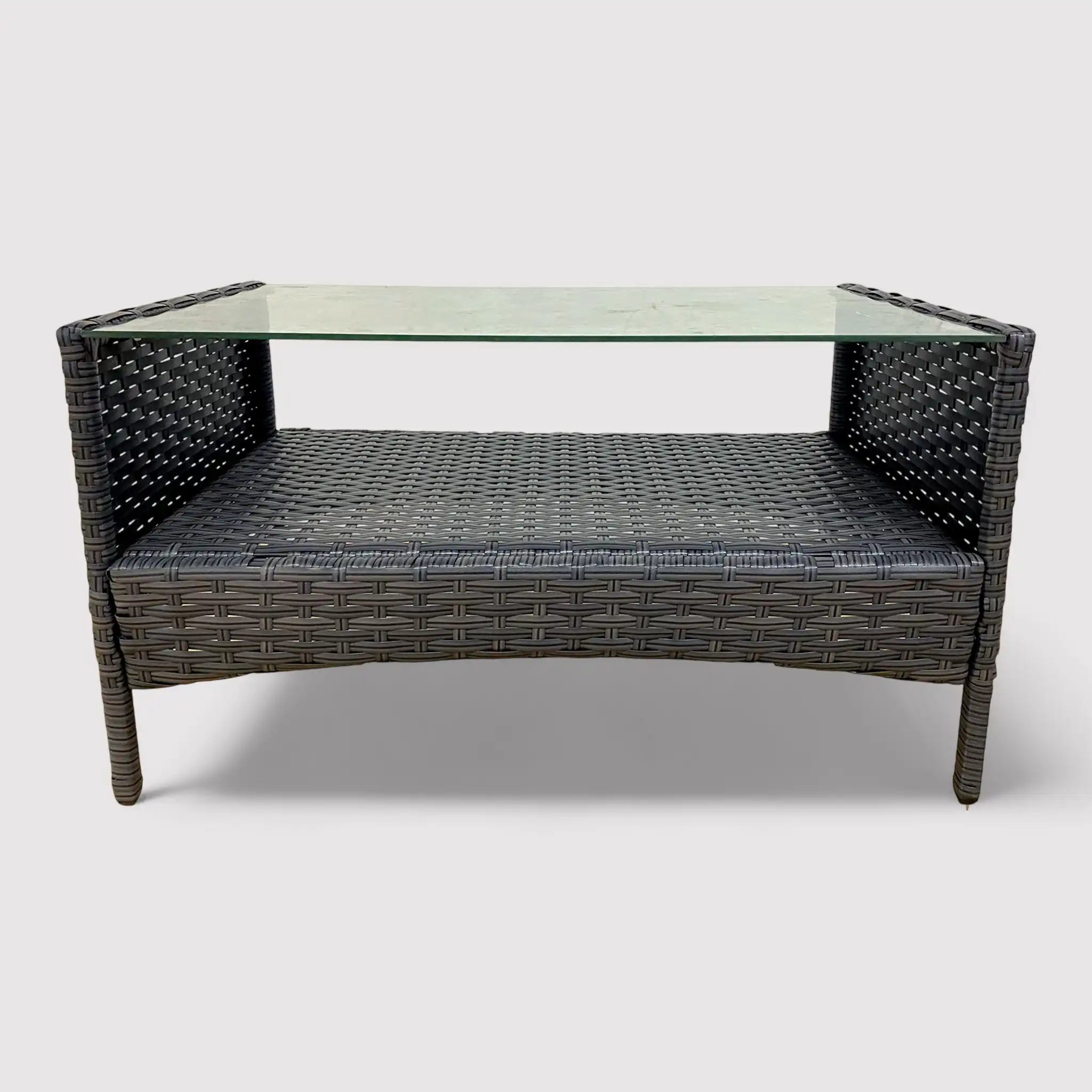 Viburno - Salottino da giardino con tavolino 2 sedie e divanetto