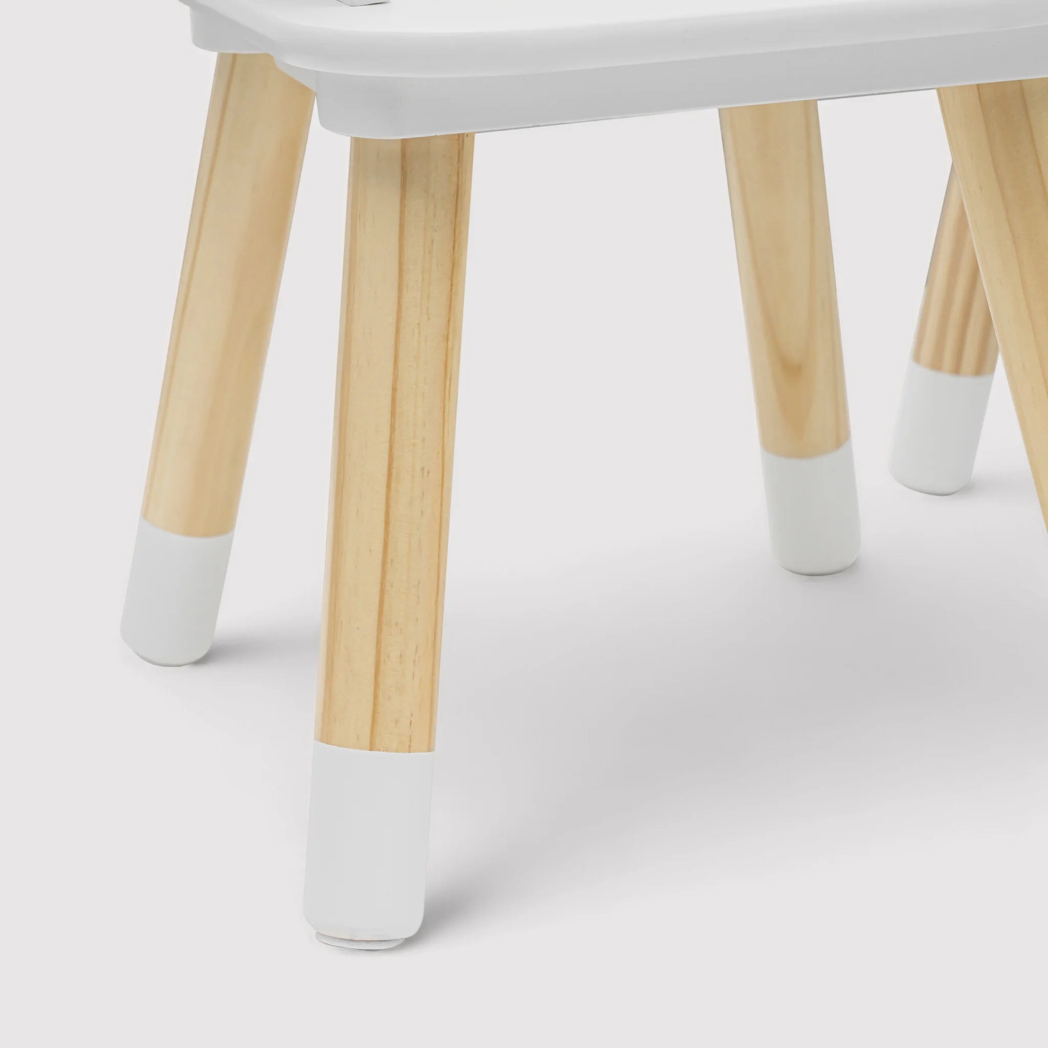 Biancospino - Set tavolino e 2 sedie per bambini