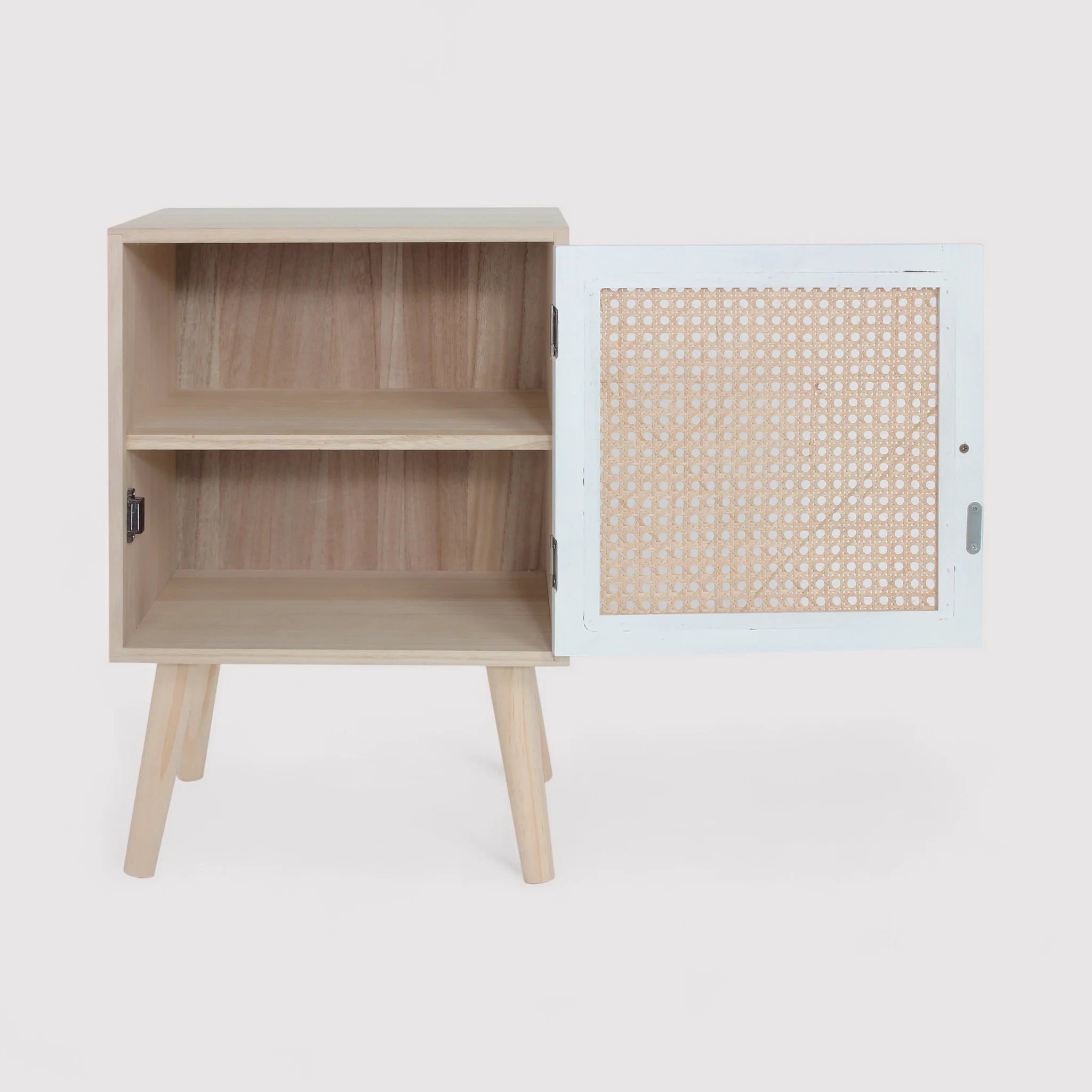 Iberide - Piccolo comodino in stile scandinavo con 1 anta