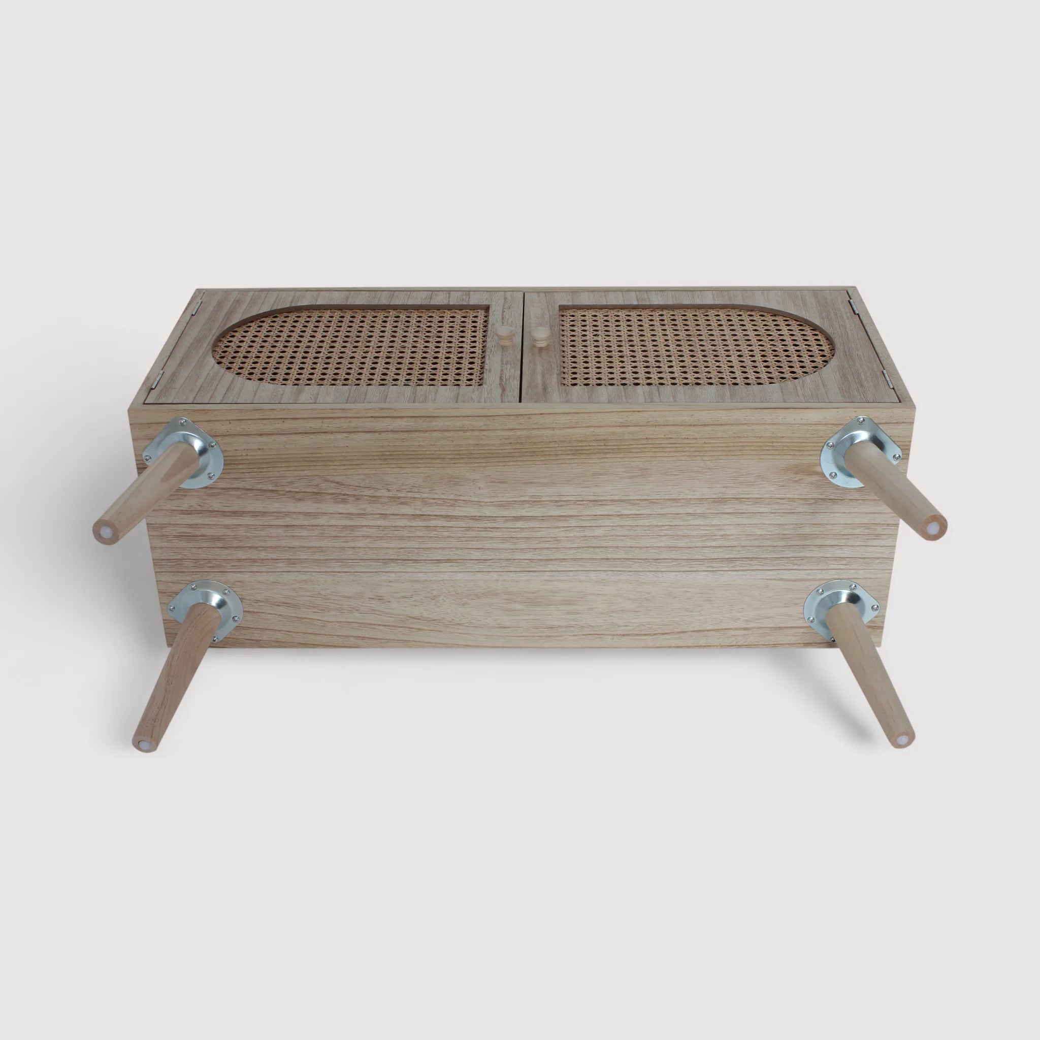 Moraea - Credenza da ingresso in stile boho chic con 2 ante