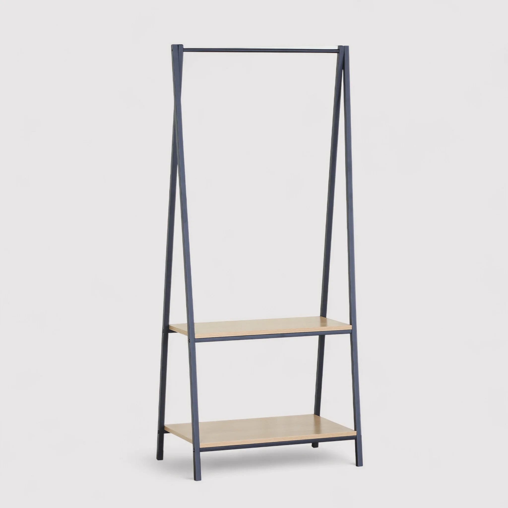 Surfinia - Stand appendiabiti in metallo con 2 ripiani