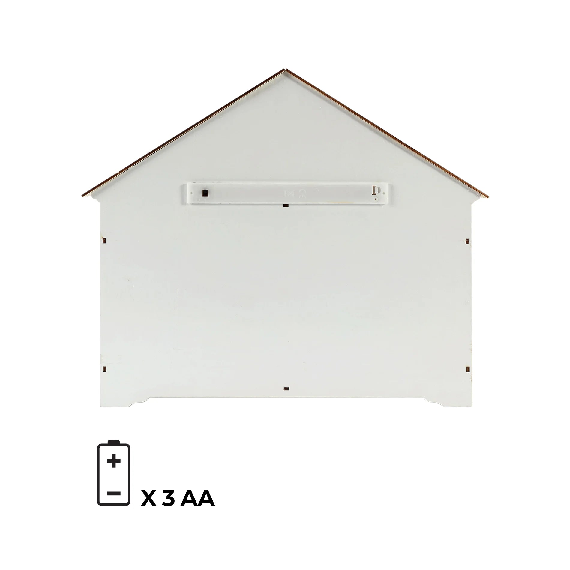 Aristea - Calendario dell'Avvento in legno con luci e cassetti